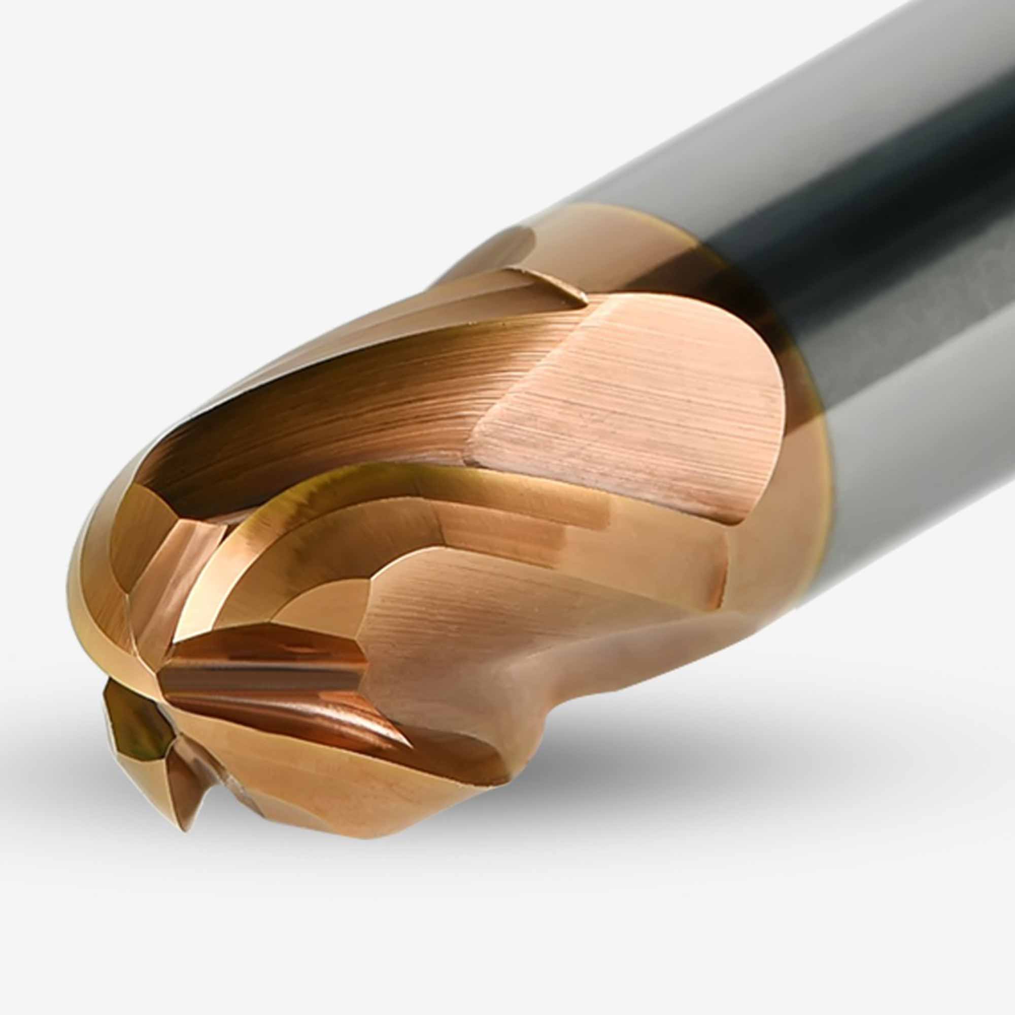 Фреза твердосплавная радиусная H-Tools 4,0x50/8мм d04 4z 60HRC P30 TiSiCrN 6811-040-d04