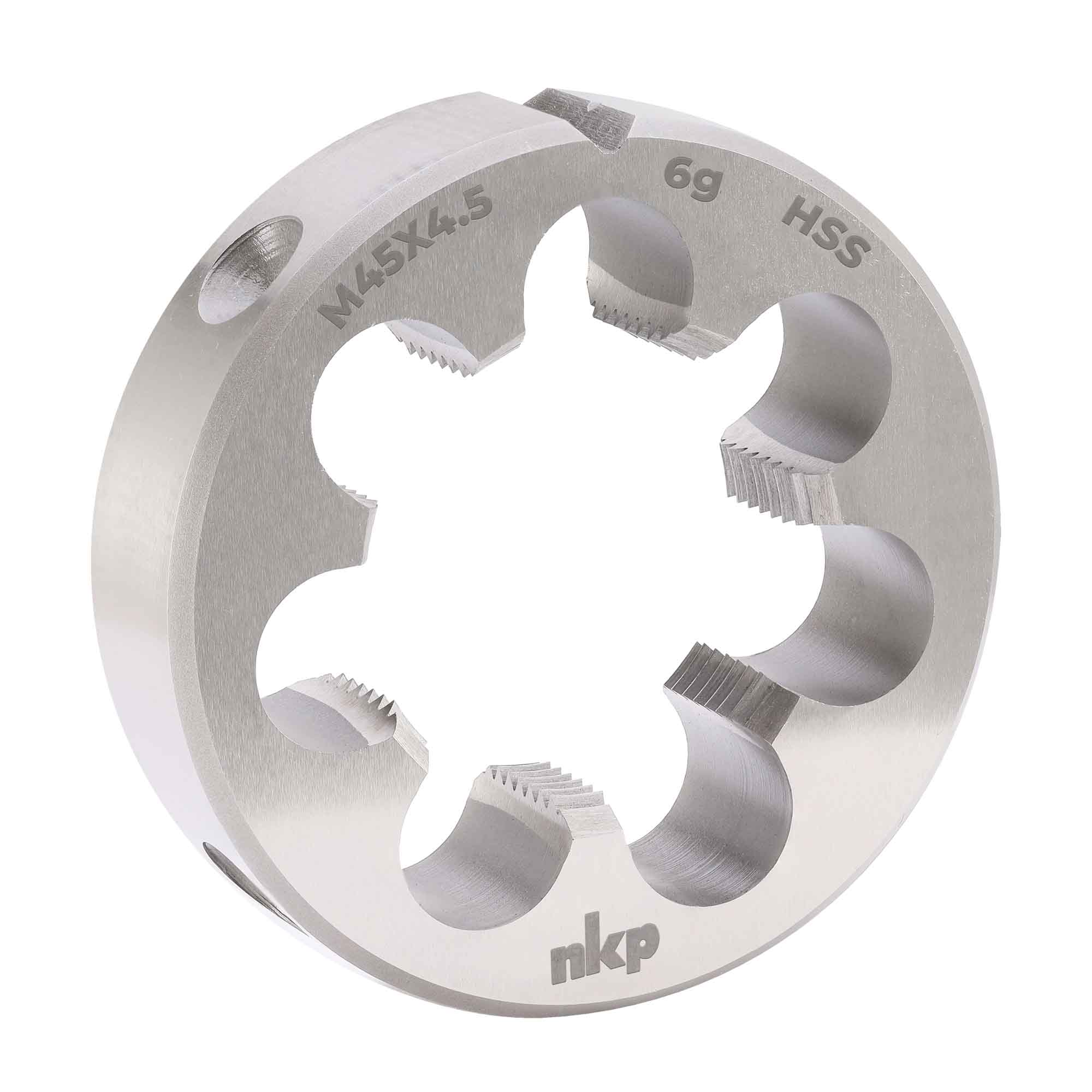Плашка NKP М45х4,5 DINEN22568 HSS 6g 90х36мм 240450N