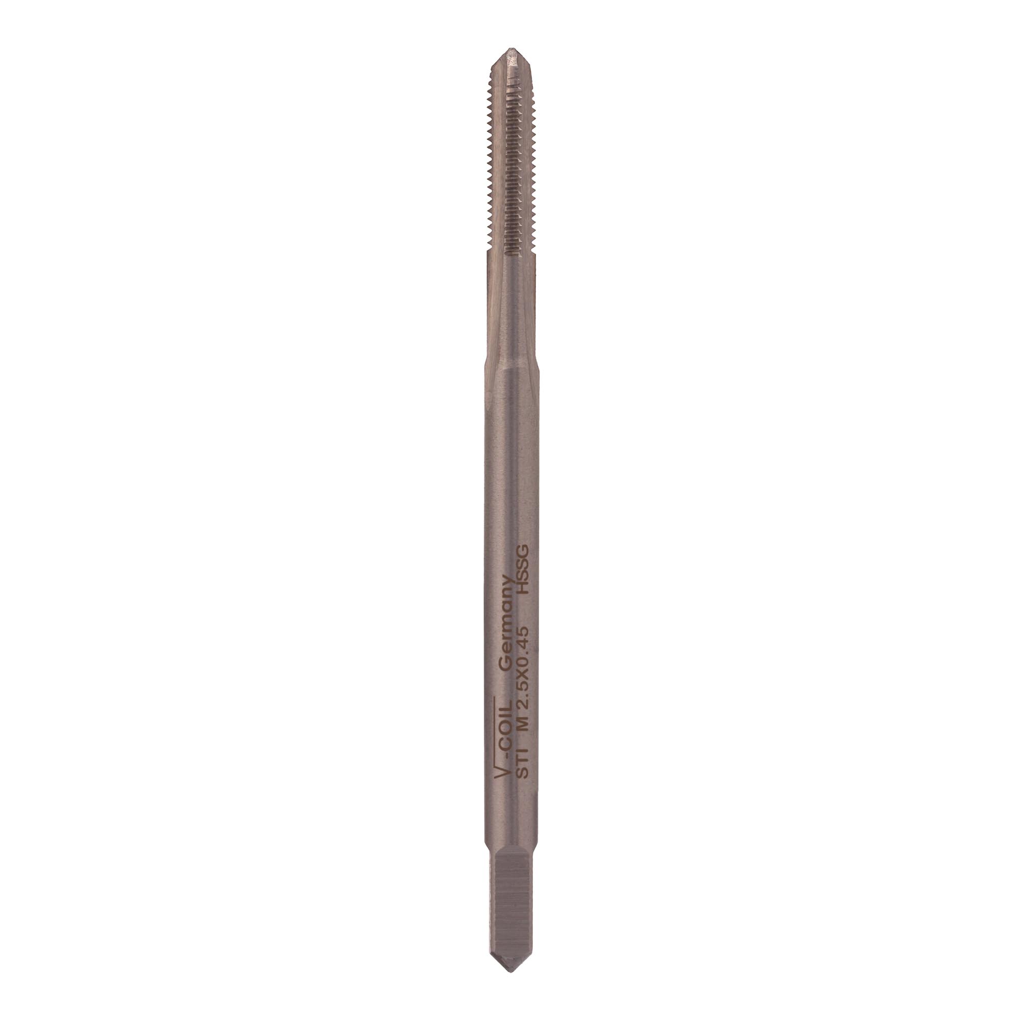 Метчик для резьбовой вставки Volkel HSS-G 4h STI М2,5х0,45 03003