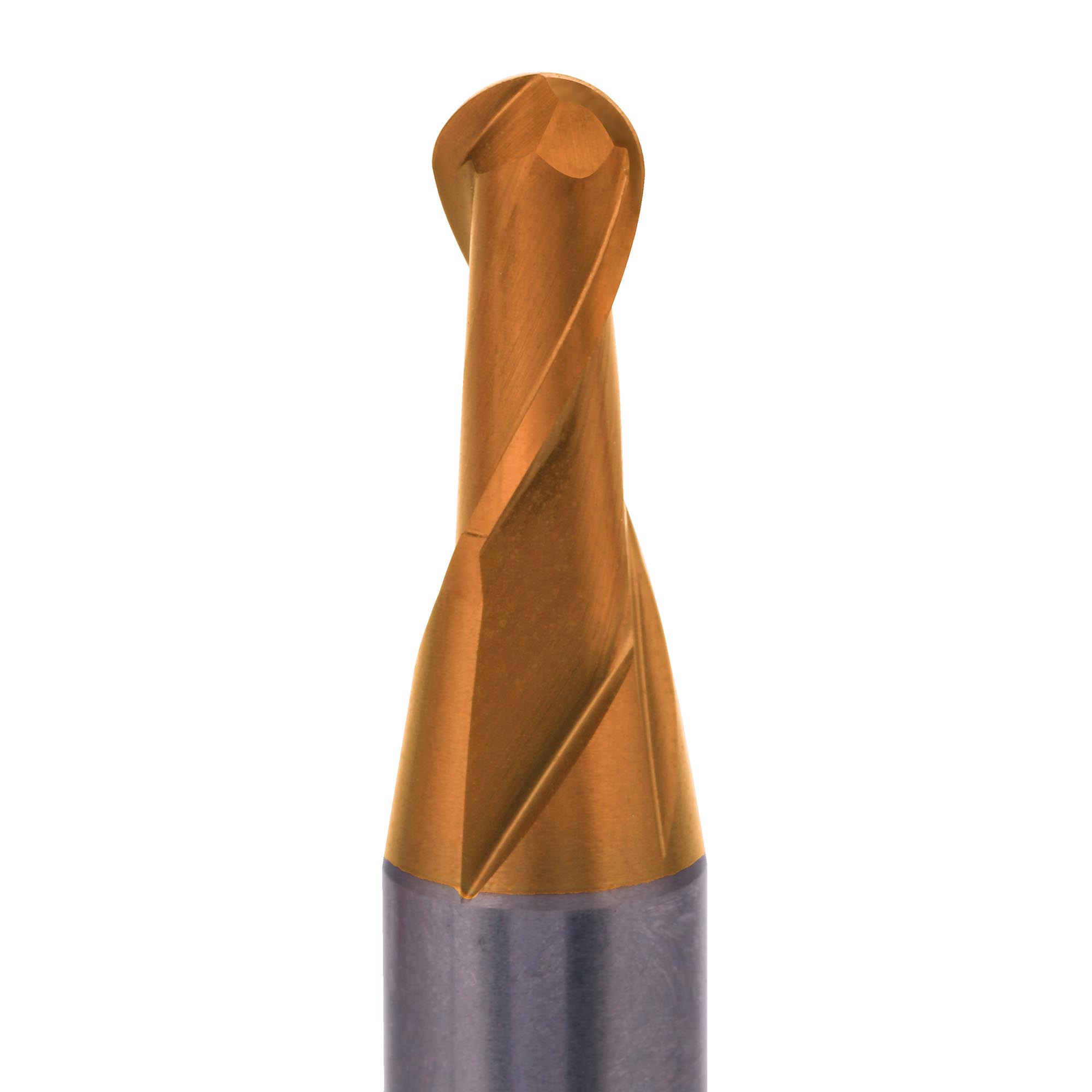 Фреза твердосплавная радиусная H-Tools 1,0x50/2мм d04 2z 60HRC P30 TiSiCrN 6817-010