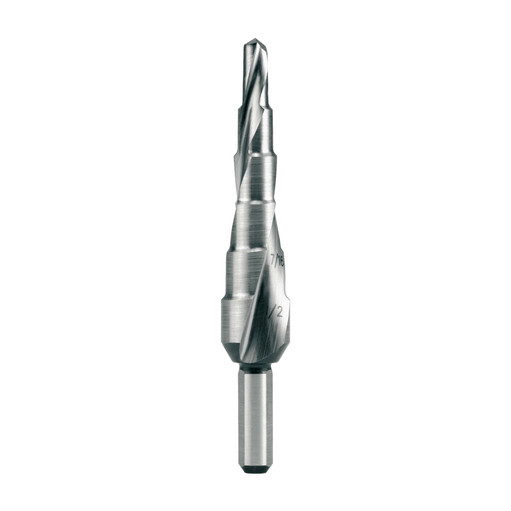 Сверло ступенчатое дюймовое Ruko 3/16-1/2" HSSE-Co5 VA 6ступ. d=1/4" 101701E