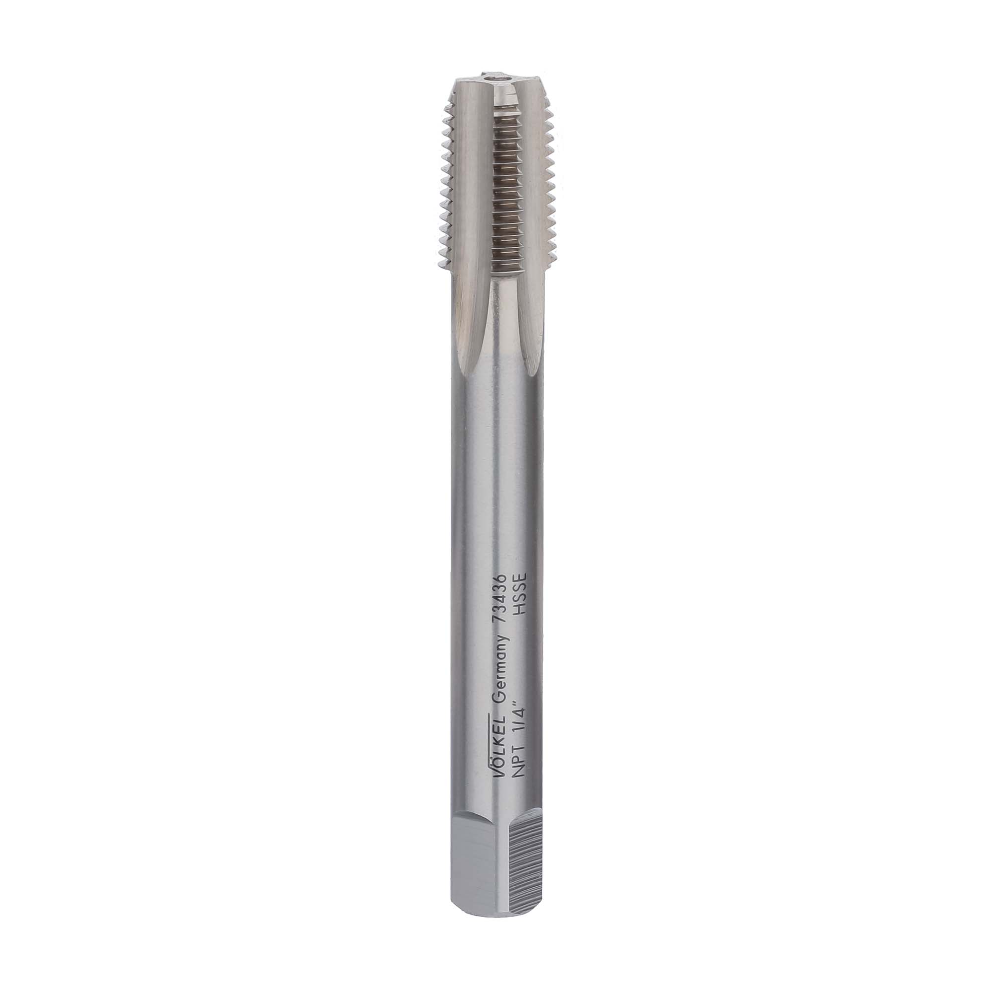 Метчик машинный Volkel HSSE коническая резьба NPT 1/4"-18 73436