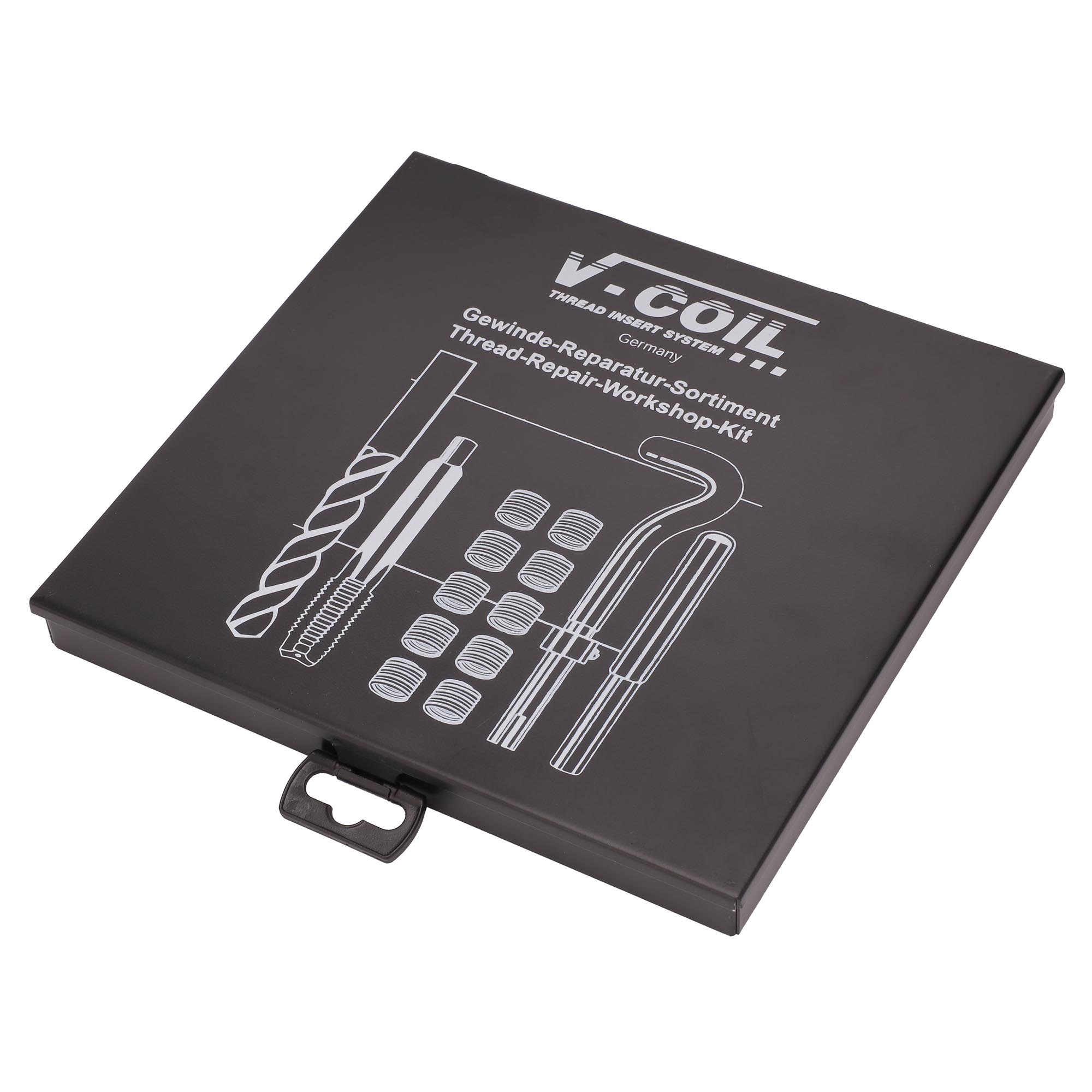 Набор для восстановления резьбы VC85 М6-М10 87пр V-Coil Volkel 04085