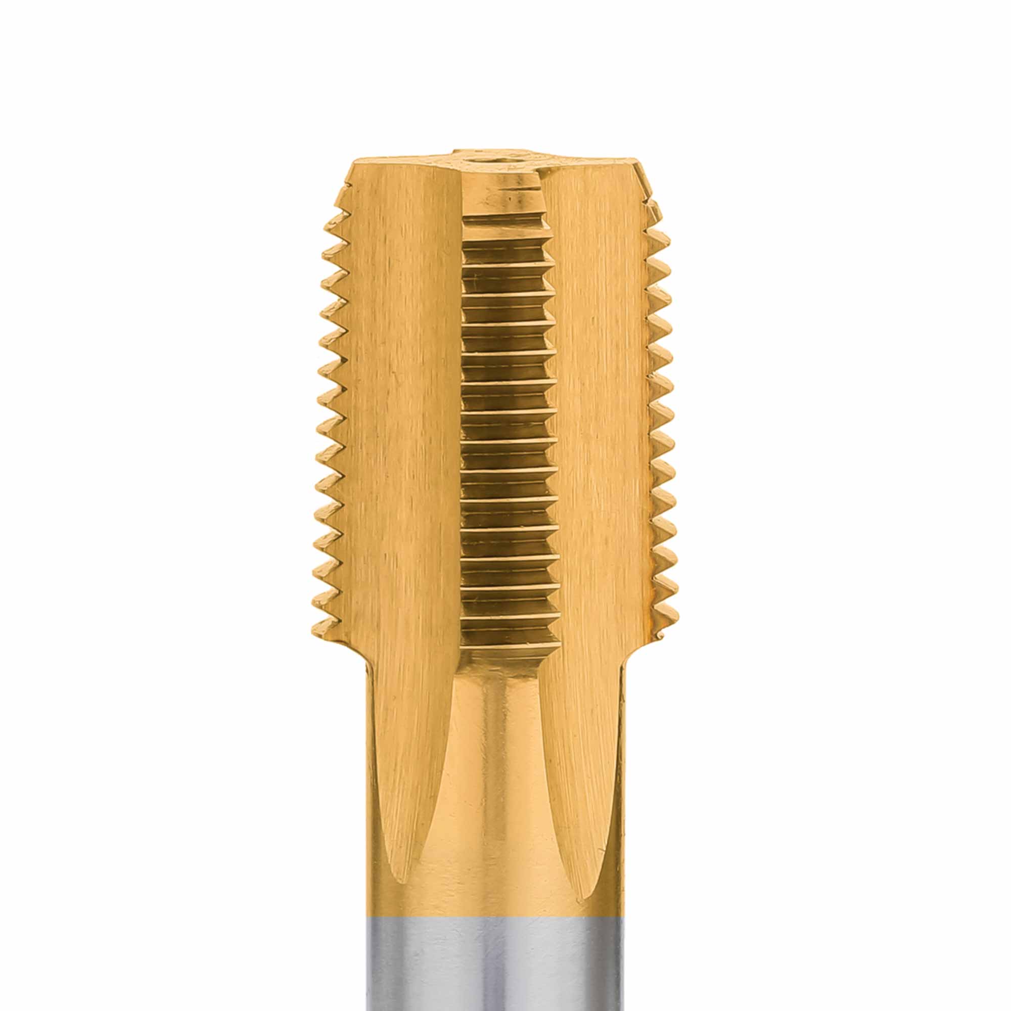 Метчик конический машинный H-Tools HSSE-TiN NPT 1/4"-18 60° 73436EHT
