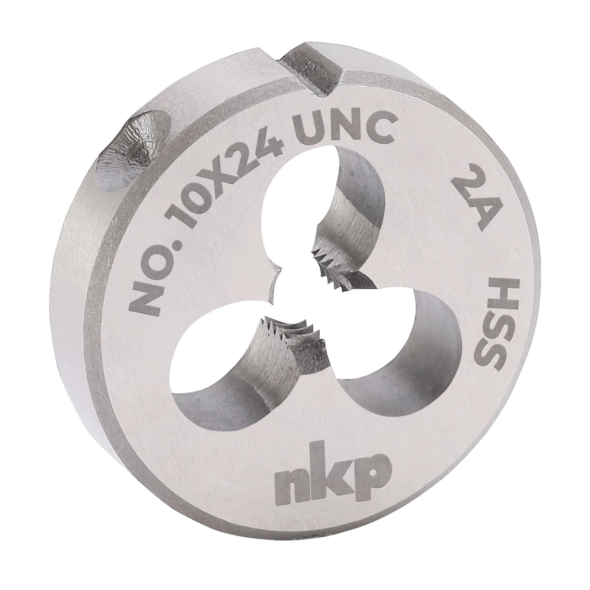Плашка дюймовая NKP UNC №10-24 HSS DIN22568 20x7мм 245010N