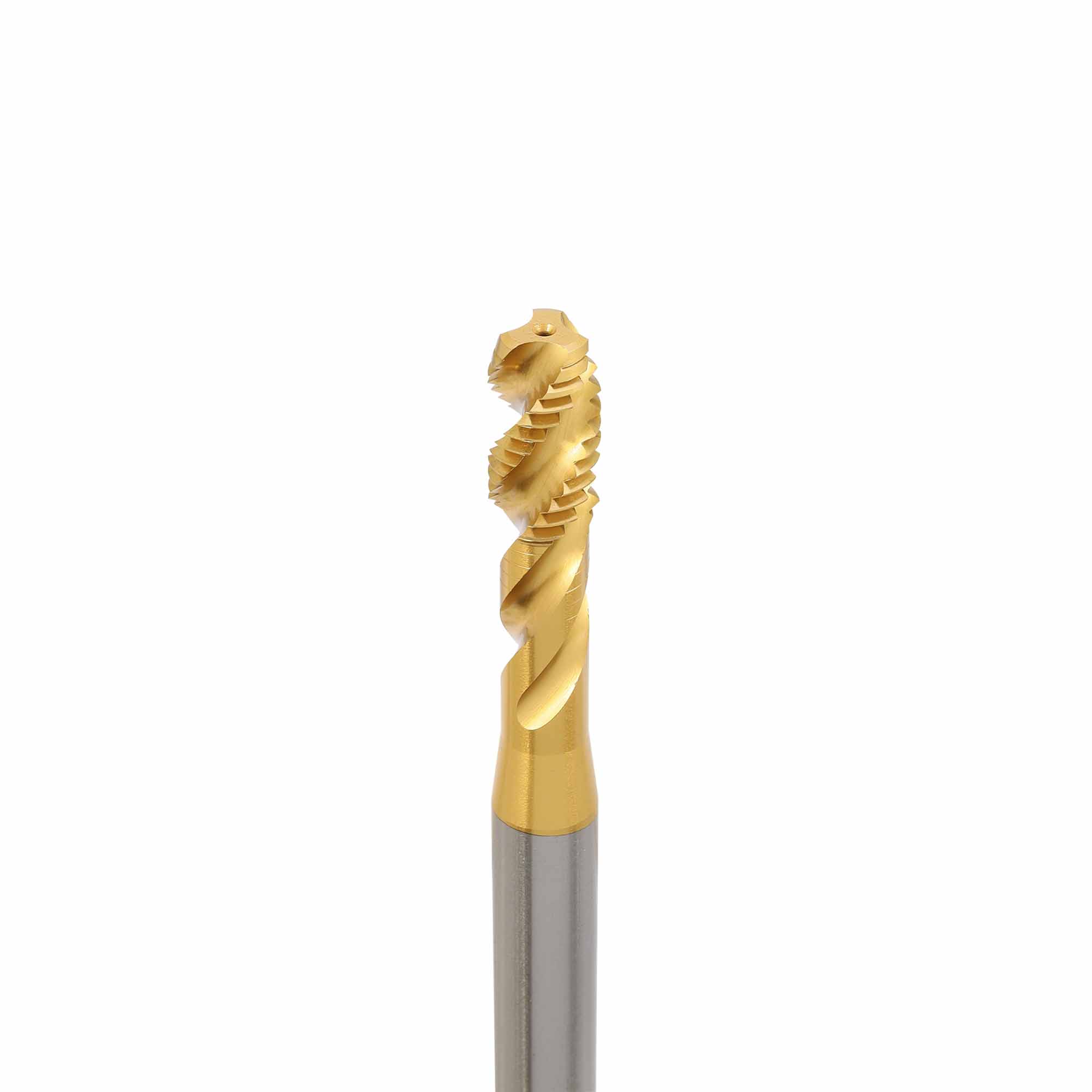 Метчик машинный удлиненный H-Tools М10х1,5 HSSE-TiN 6h C/2-3P R45 150мм 32085THT