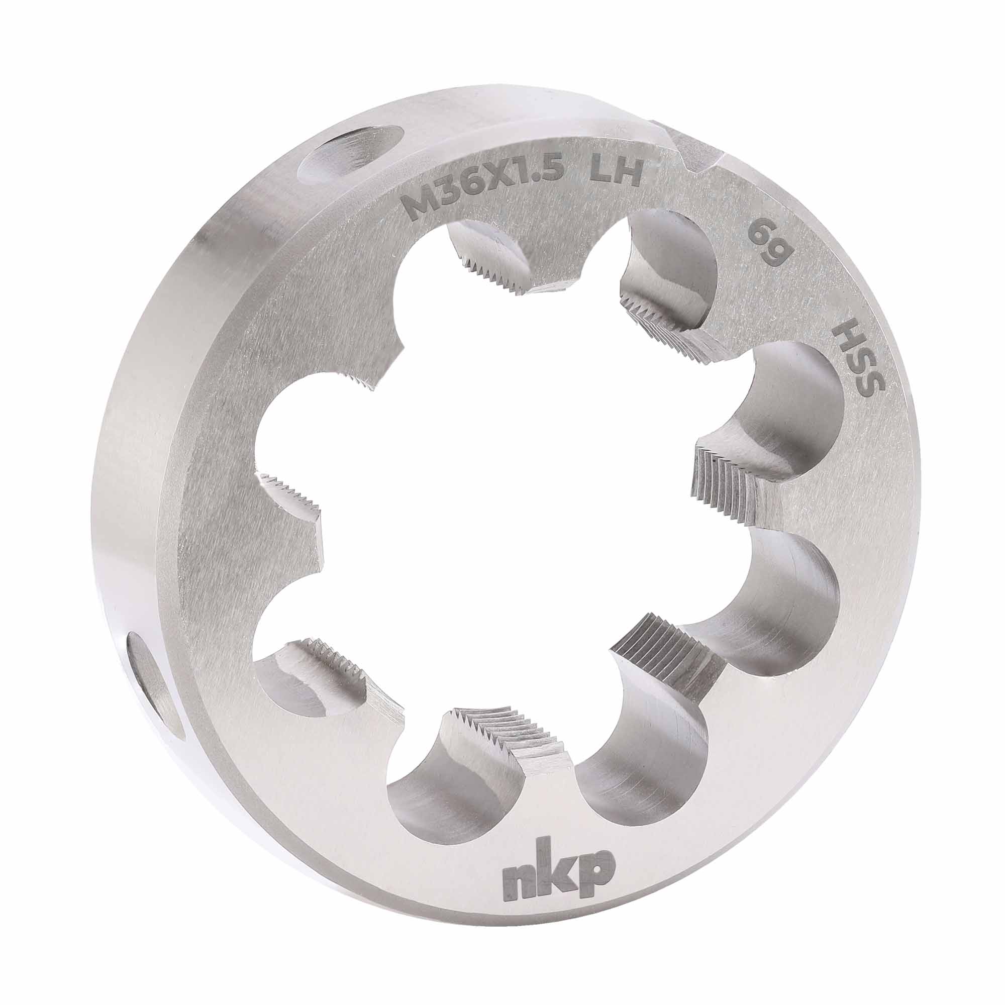 Плашка левая NKP М36х1,5 DINEN22568 HSS 6g 65х18мм 250363N