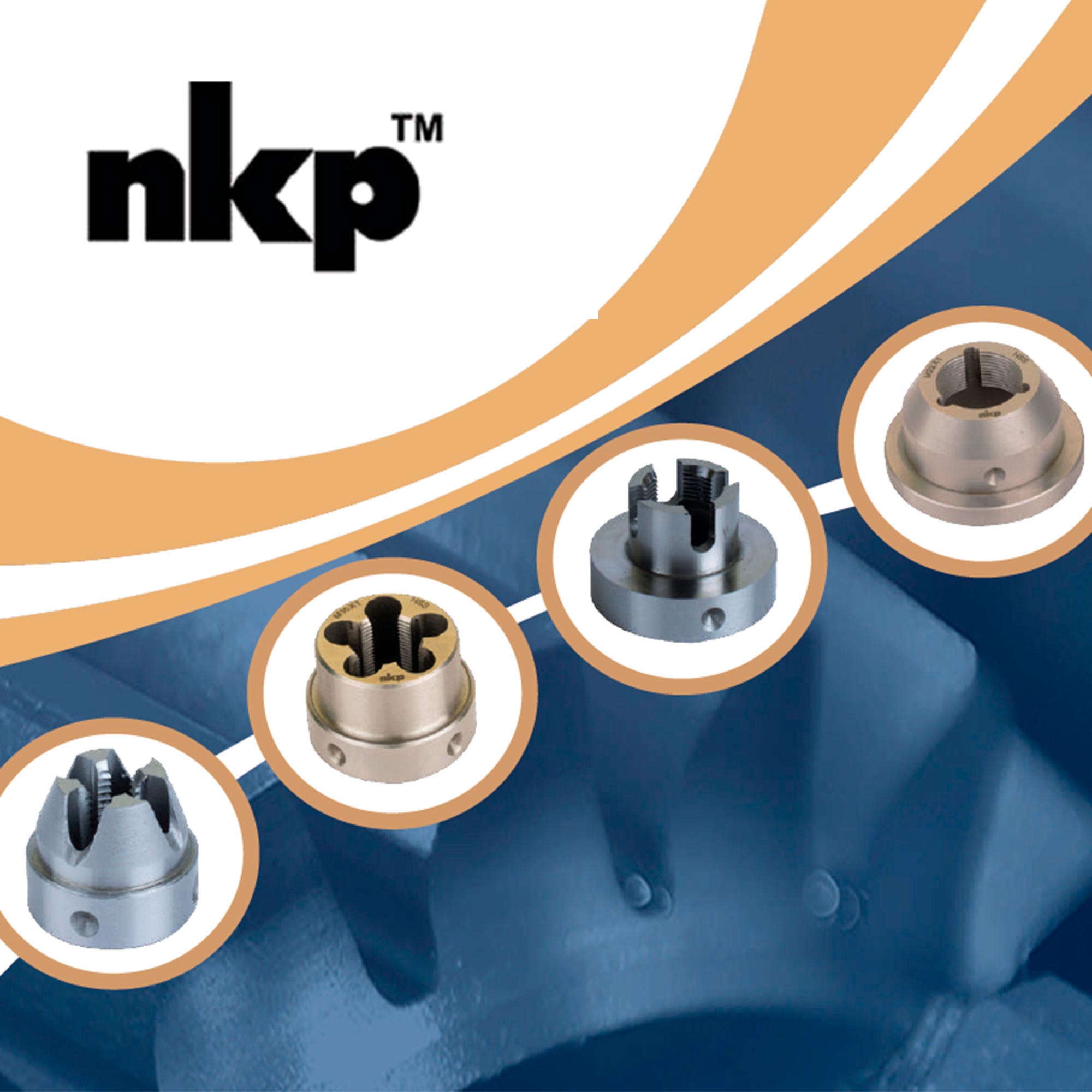 Плашка NKP М38х1,5 DINEN22568 HSSE 6g 75х20мм 290381N