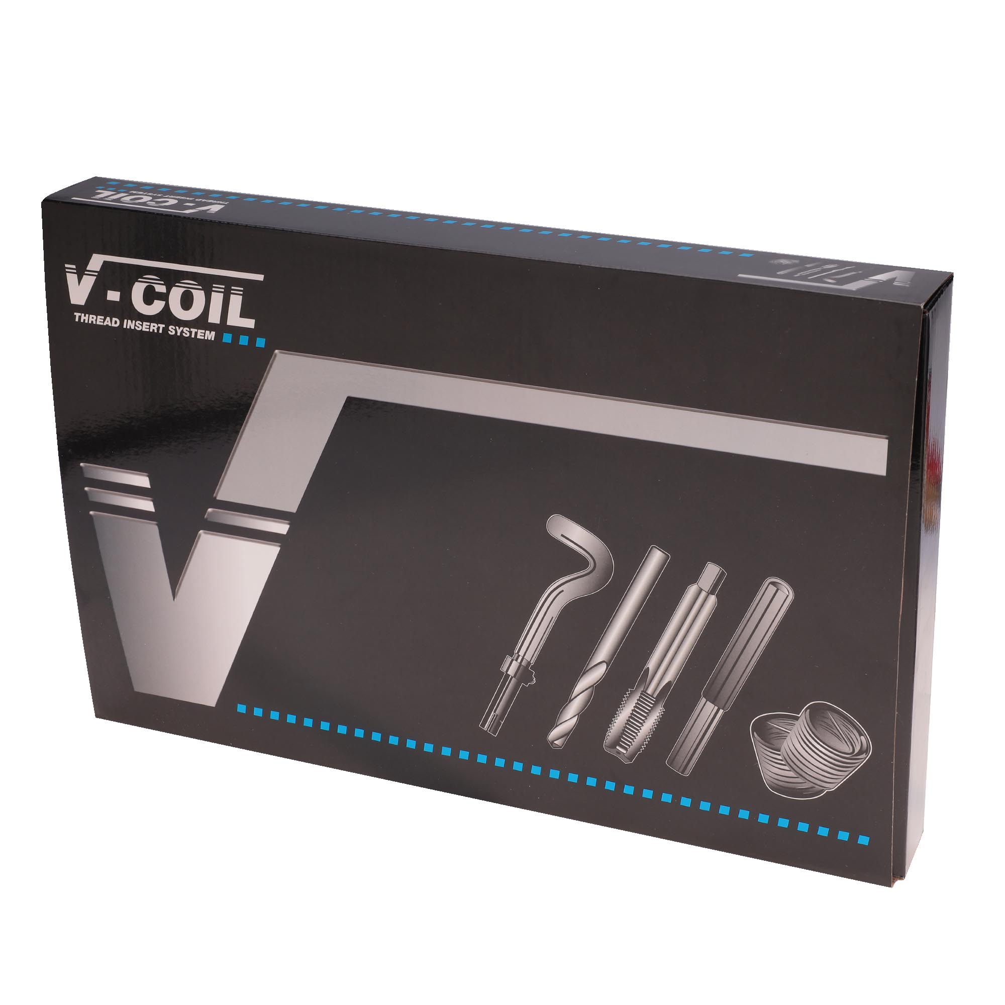Набор для восстановления резьбы VC81 М5-М12 130пр V-Coil Volkel 04081
