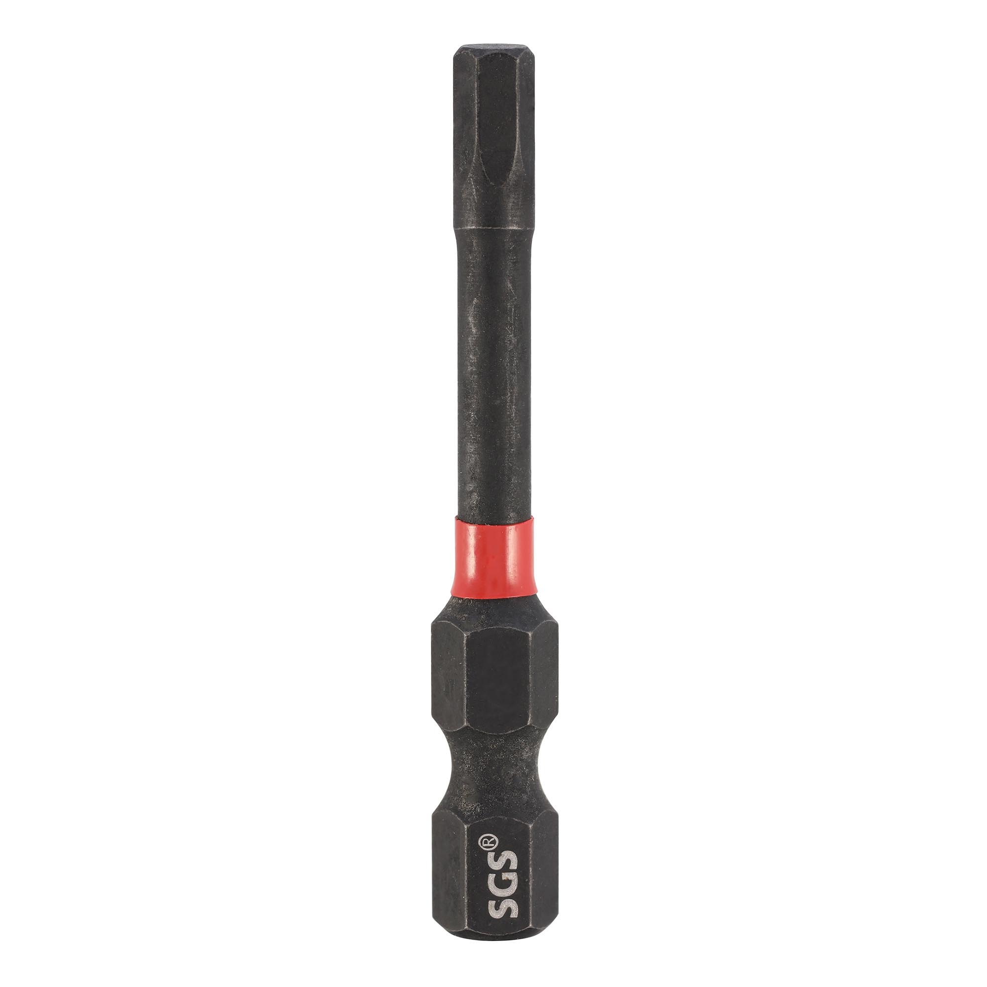 Бита шестигранная ударная Impact SGS HEX2,0х50мм S2 1шт 6350-H2.0-IB