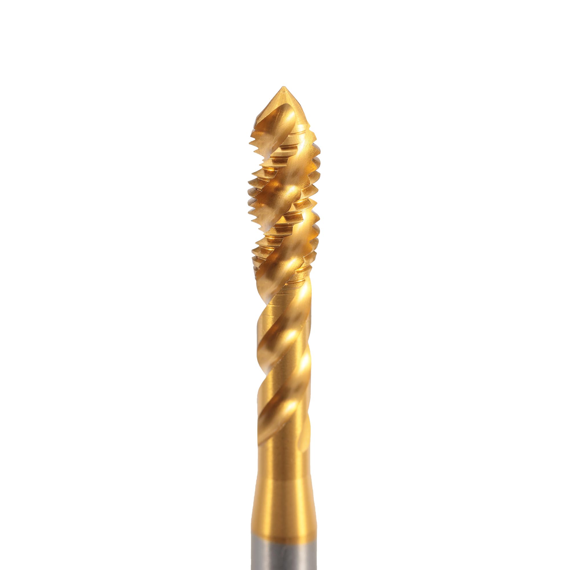 Метчик винтовой машинный H-Tools HSSEPM TiN DIN371C R45 6h М3х0,5 30131THT