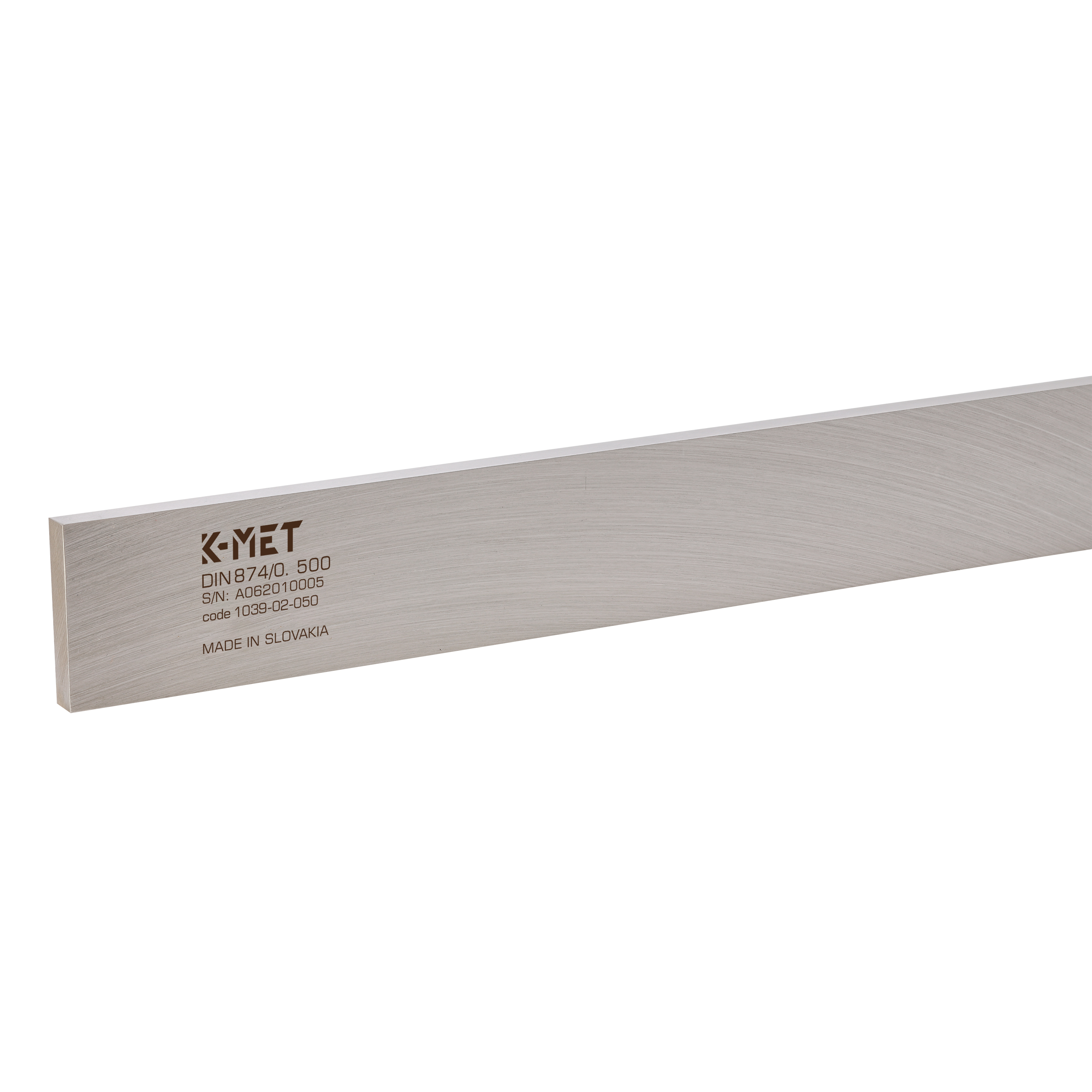 Линейка стальная с поверкой K-MET ШП-1000х60х12мм DIN874 кл.0 1039-02-100MT