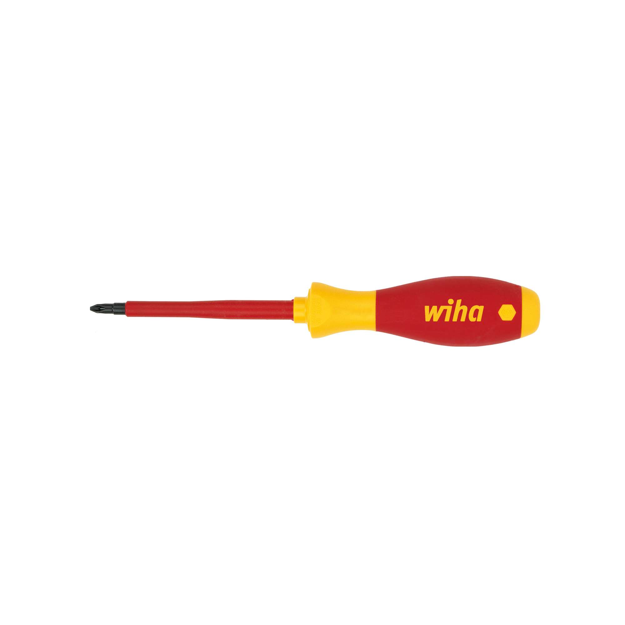 Отвертка диэлектрическая SoftFinish Electric PH1х80мм Wiha 321N 38012 (SB)