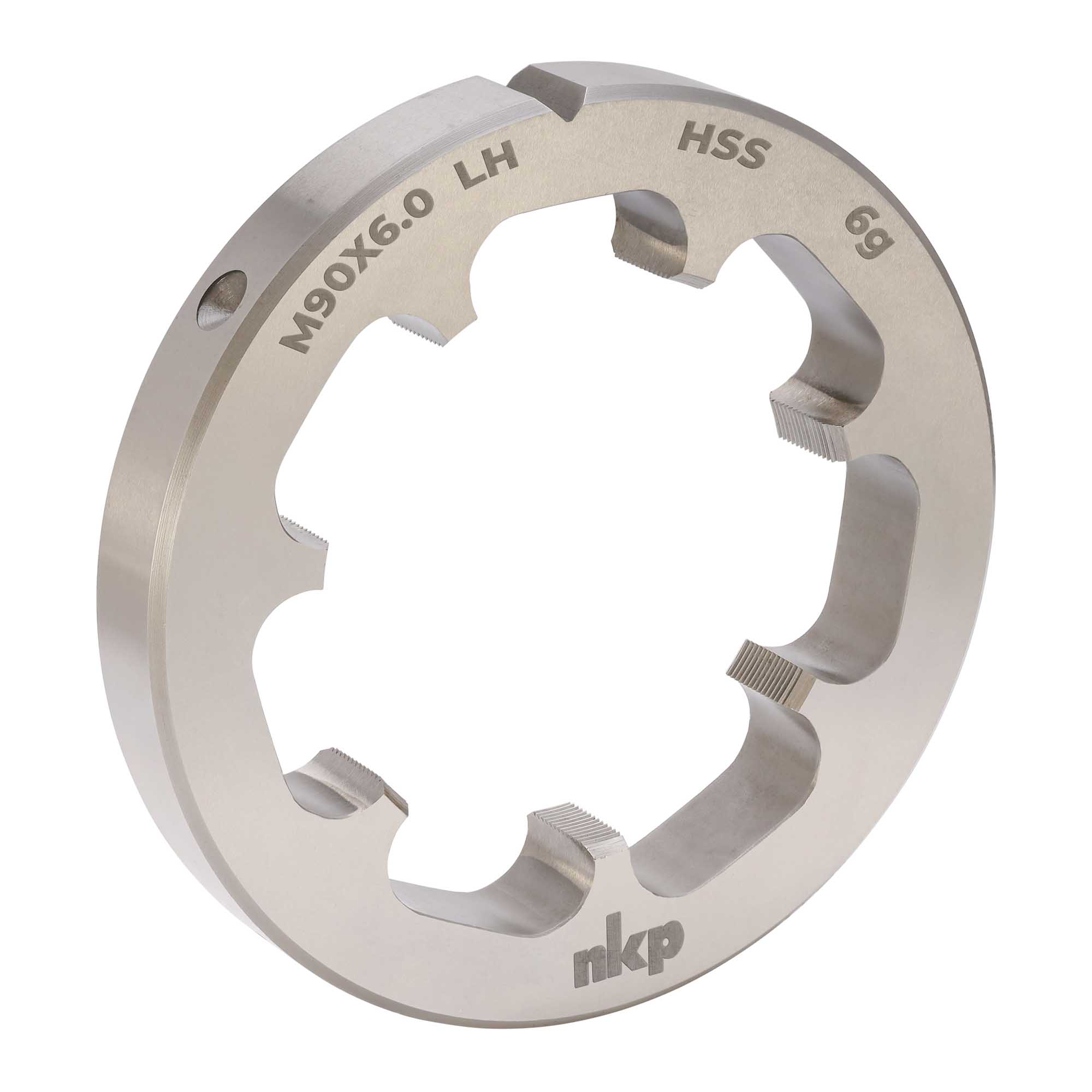 Плашка левая NKP М90х6,0 DINEN22568 HSS 6g 140х36мм 250900N