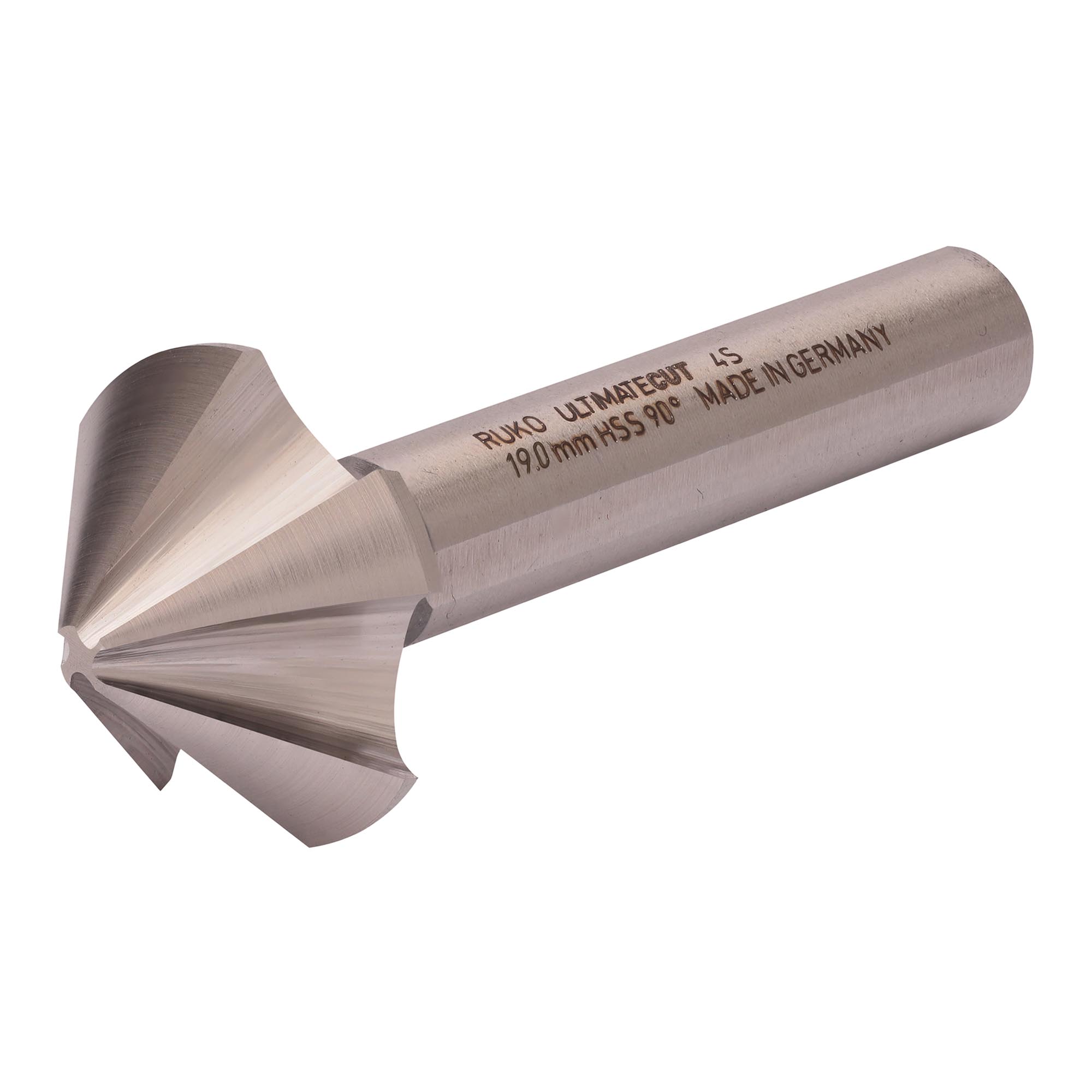 Зенковка по металлу Ruko UltimateCut 4S 90° 19,0мм HSS-G 4z DIN335C L63мм d10мм 102880