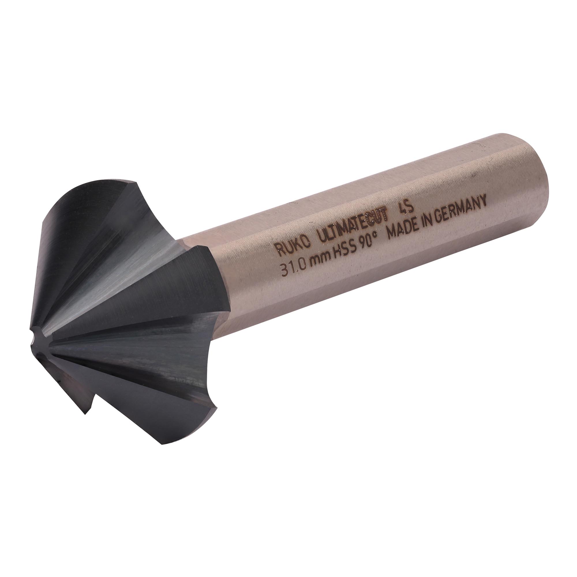 Зенковка по металлу Ruko UltimateCut 4S 90° 31,0мм HSS-G RunaTec 4z DIN335C L71мм d12мм 102885P