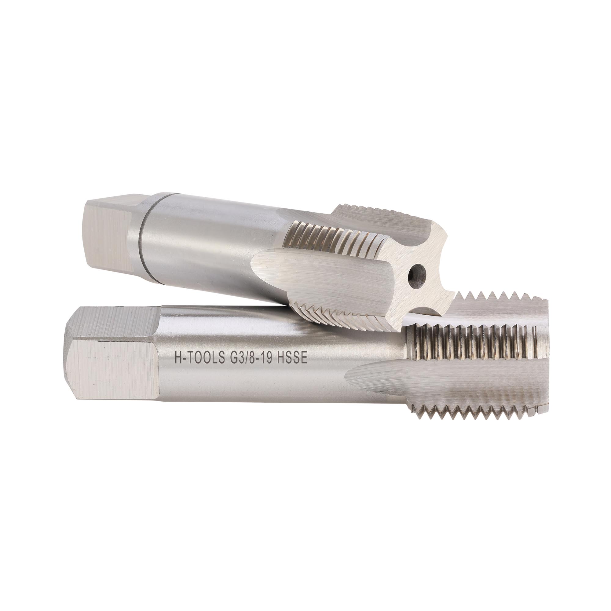 Набор метчиков 2шт H-Tools HSSE DIN5157 G 3/8"-19 55316EHT