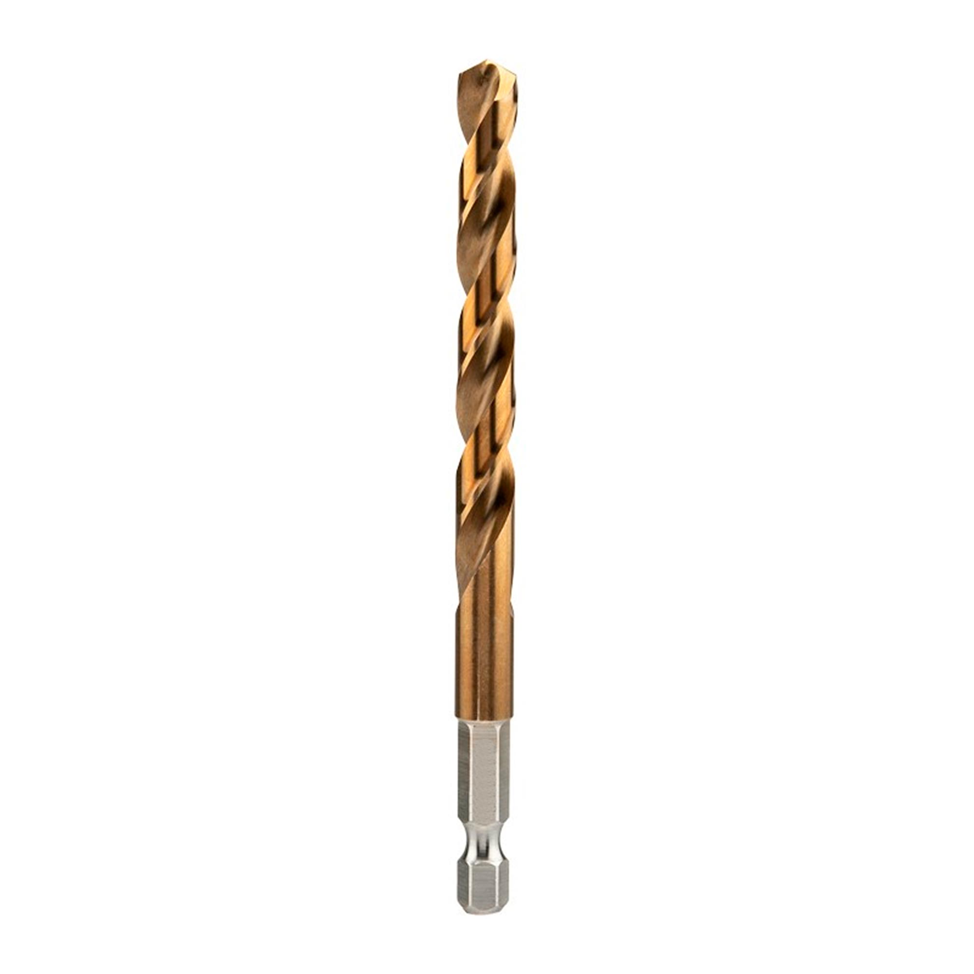 Сверло по металлу Hex-1/4" 8,0x117/75мм 5xD HSSECo5 130° MASTER-TOOL 67180MT