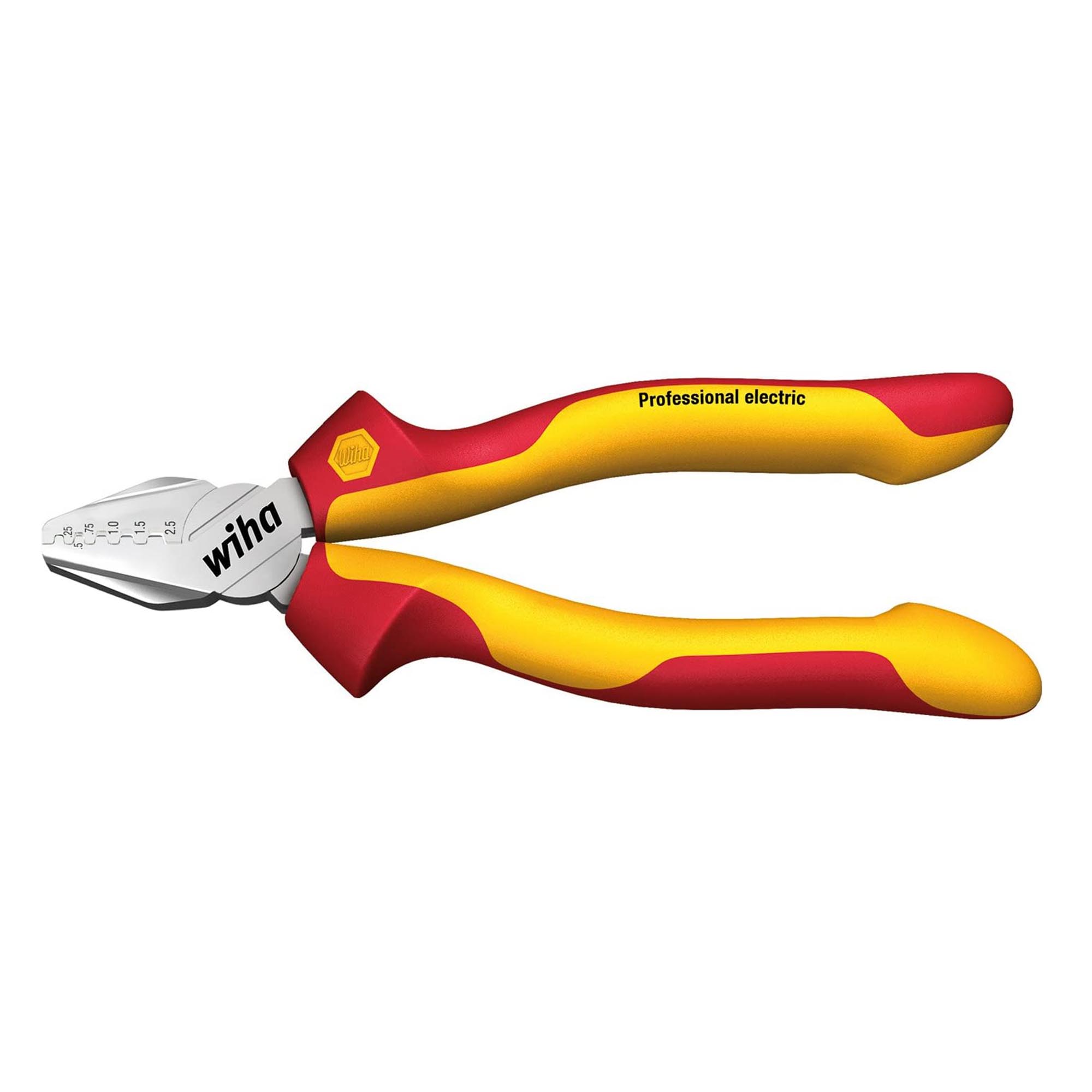 Пресс-клещи диэлектрические 0,25-16² 180мм Professional Electric Wiha Z60006 35862