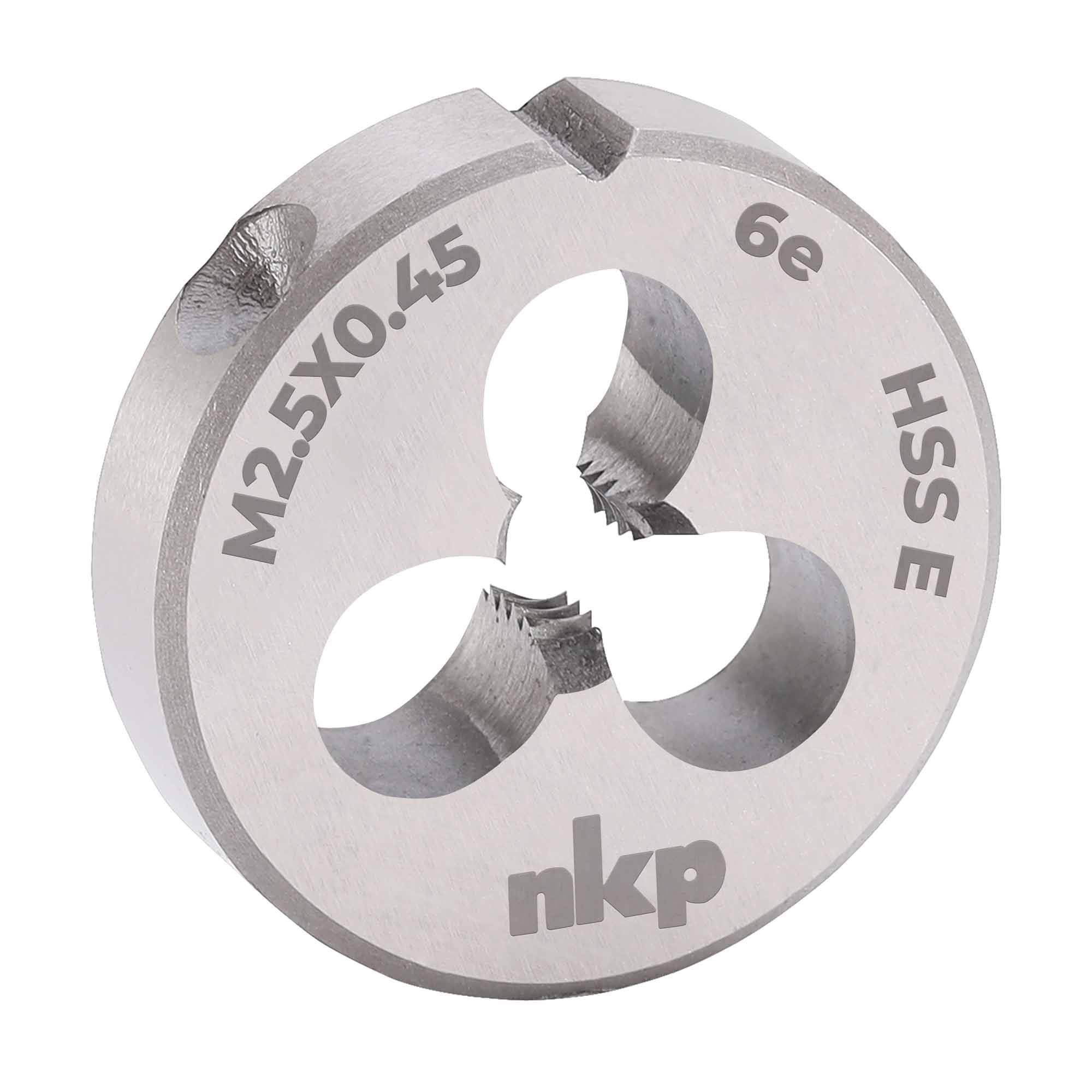 Плашка NKP М2,5х0,45 DINEN22568 HSSE 6e 16х5мм 289025N