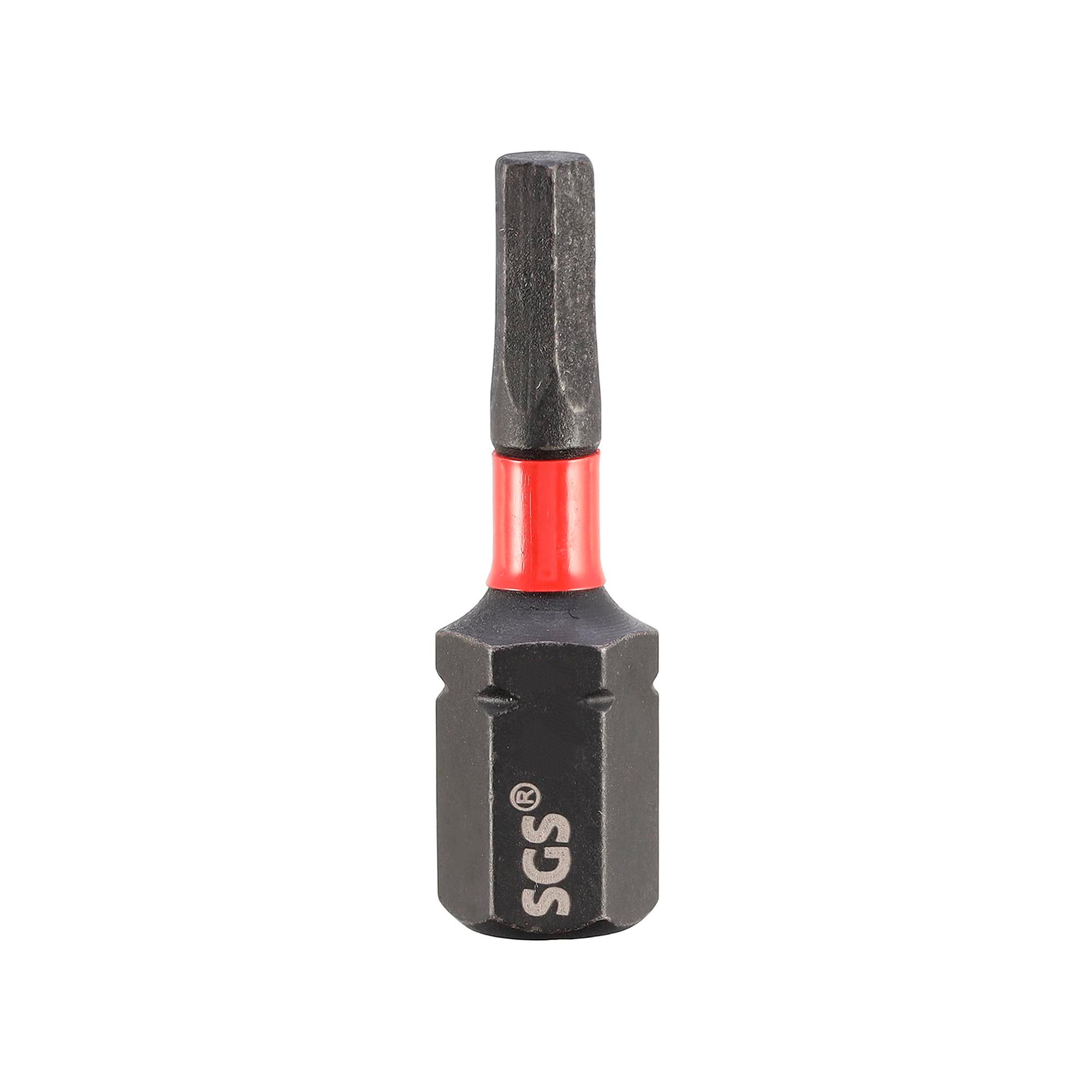 Бита шестигранная ударная Impact SGS HEX6,0х25мм S2 1шт 6325-H6.0-IB