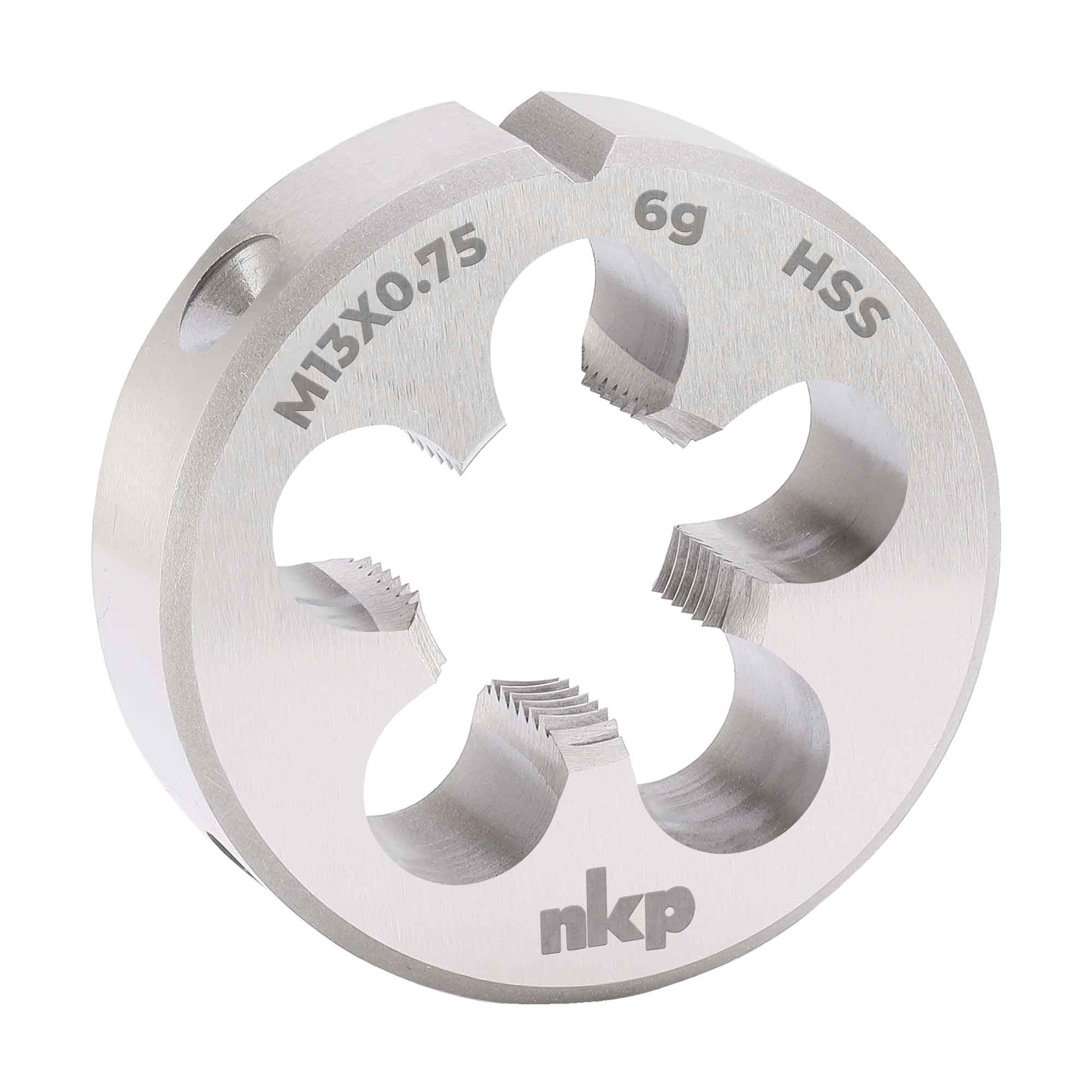 Плашка NKP М13х0,75 DINEN22568 HSS 6g 38х10мм 240132N