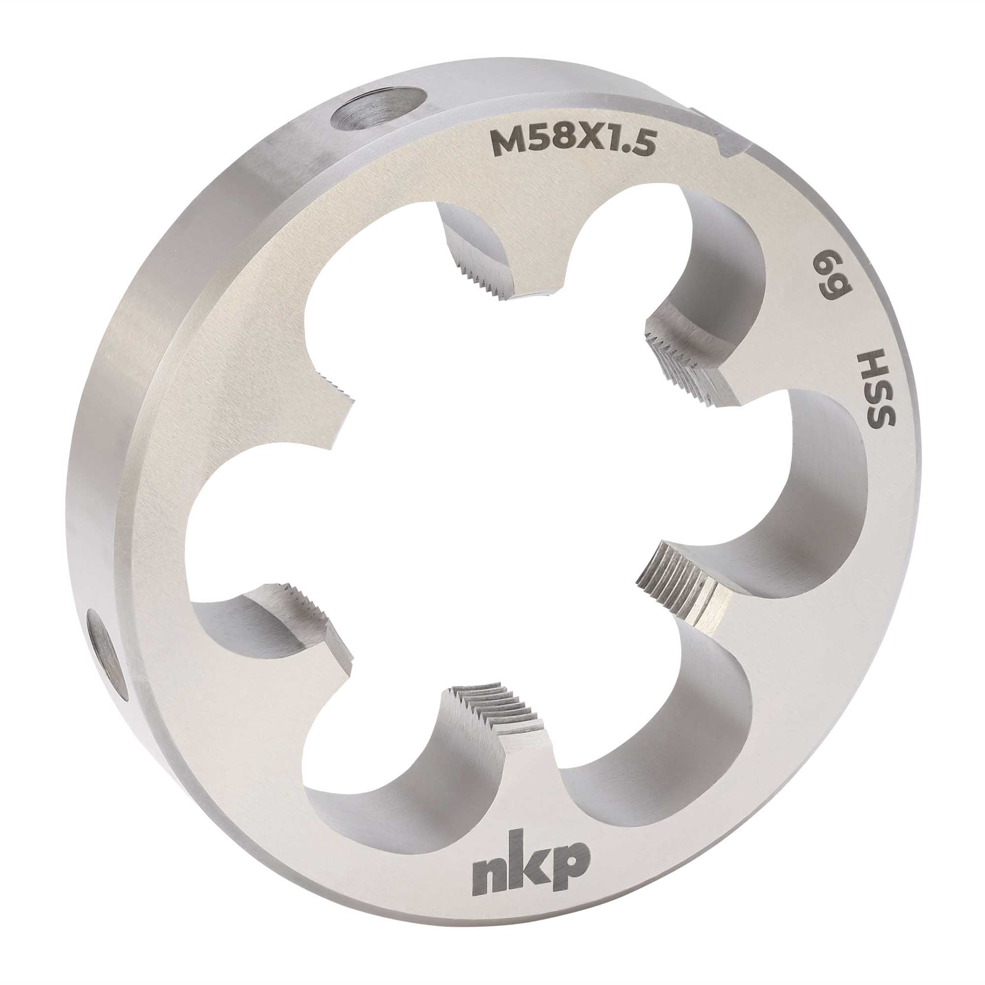 Плашка NKP М58х1,5 DINEN22568 HSS 6g 105х22мм 240581N