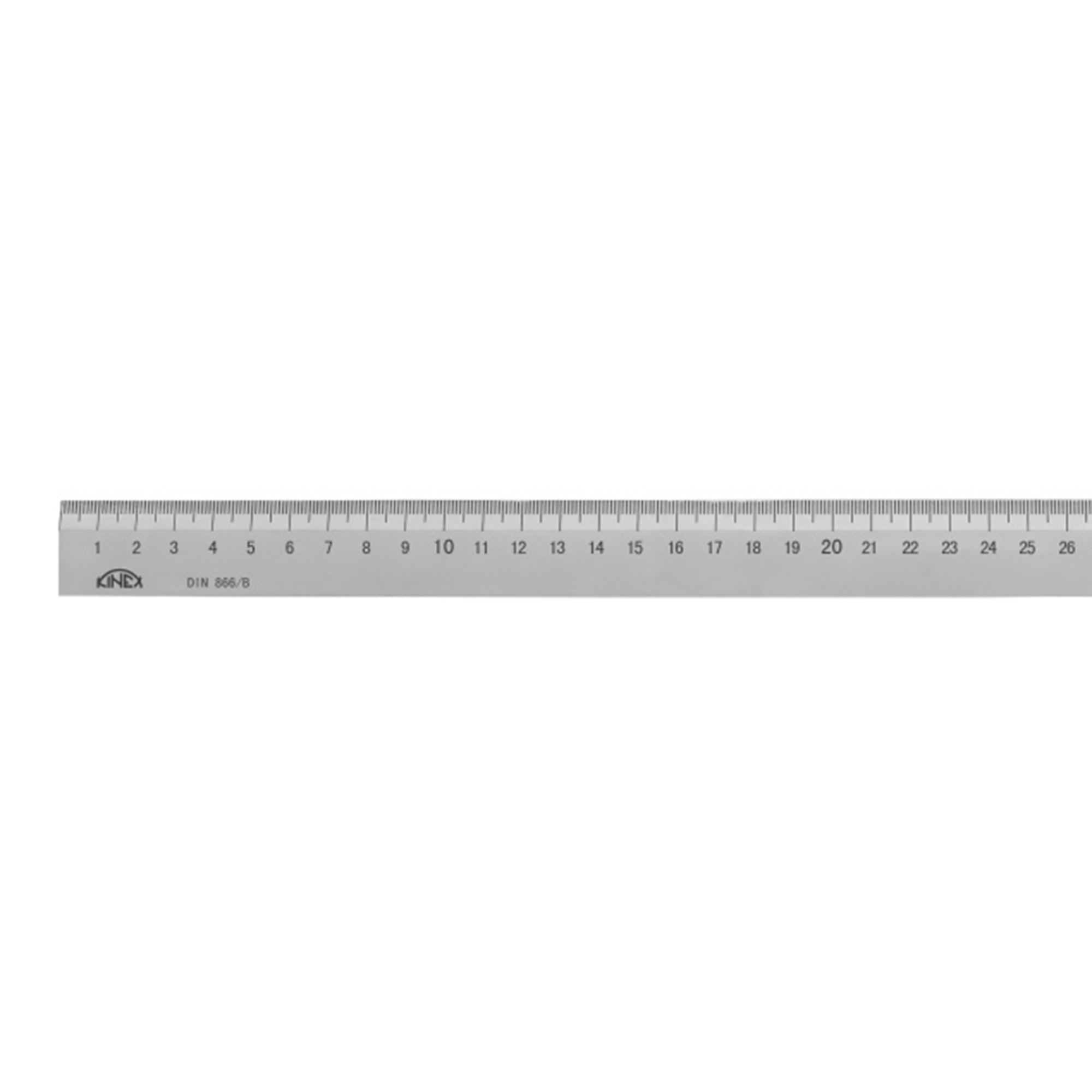 Линейка толстая Kinex K-met 1000х30х6,0мм DIN866B Шкала 1,0мм 1007-02-100
