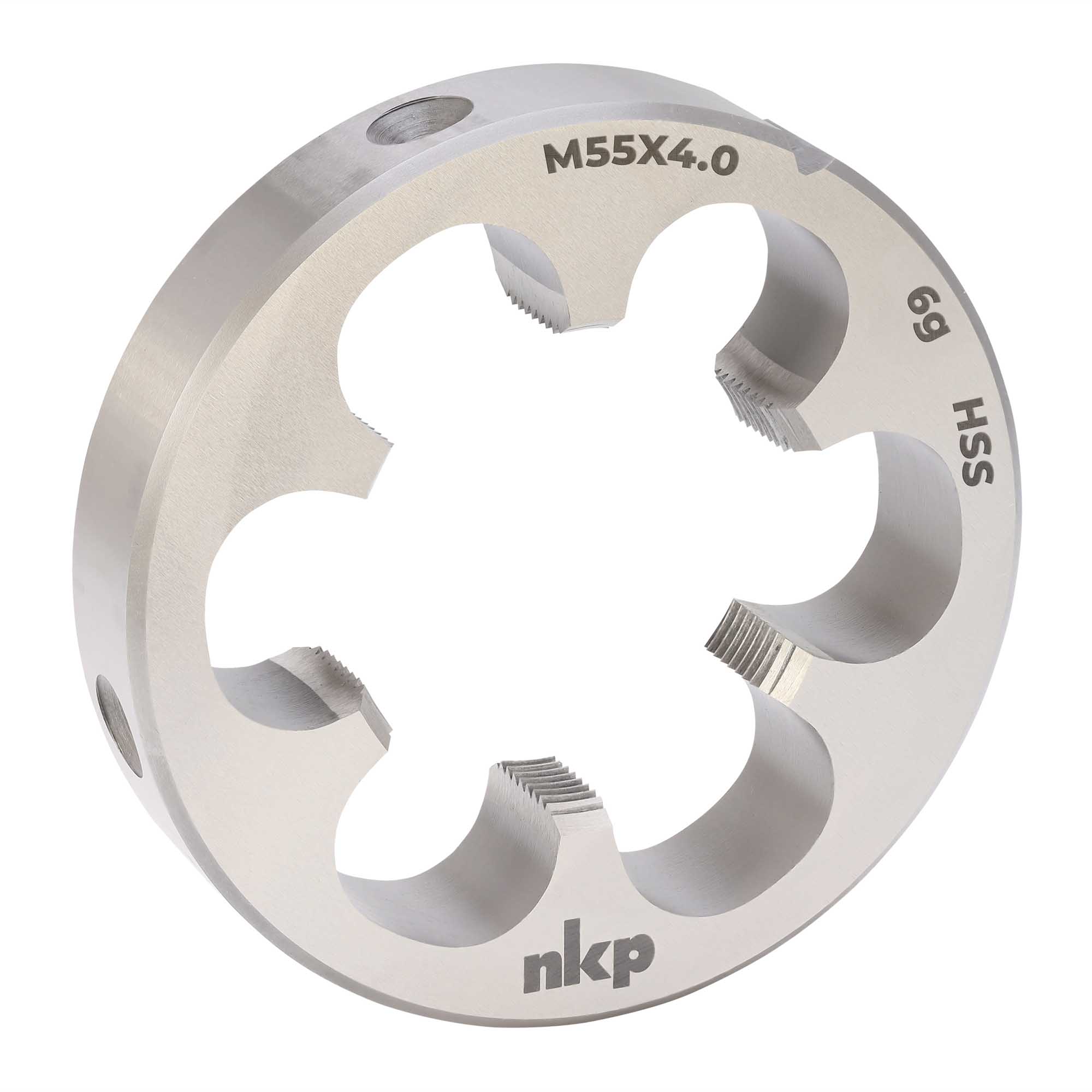 Плашка NKP М55х4,0 DINEN22568 HSS 6g 105х36мм 240555N