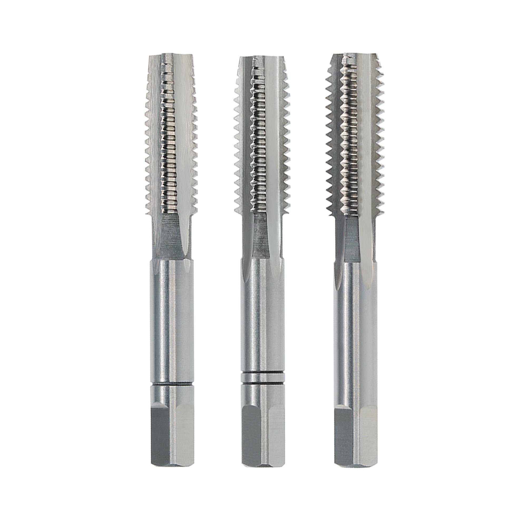 Набор левых метчиков 3шт Volkel HSS-G DIN352 дюймовая резьба BSW 1/8"-40 22006