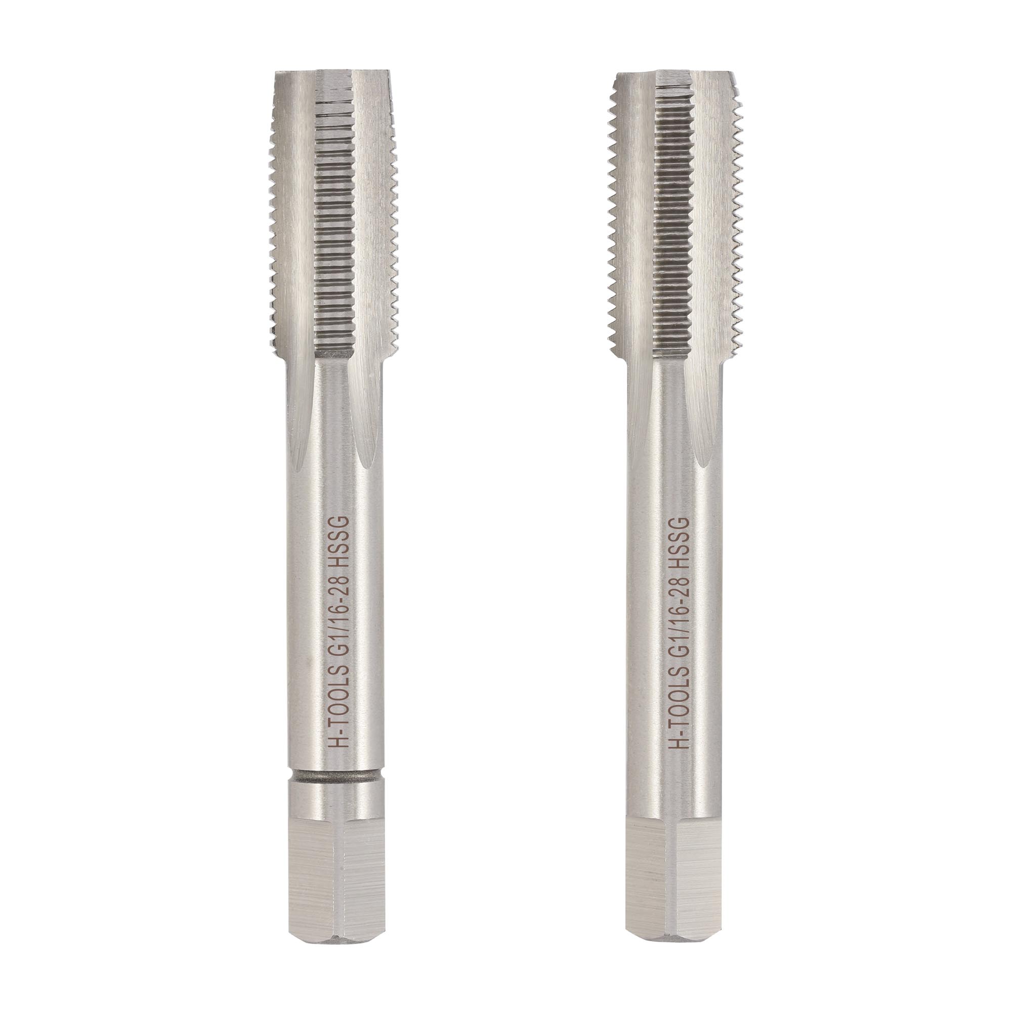Набор метчиков 2шт H-Tools HSS-G DIN5157 G 1/16"-28 25310HT