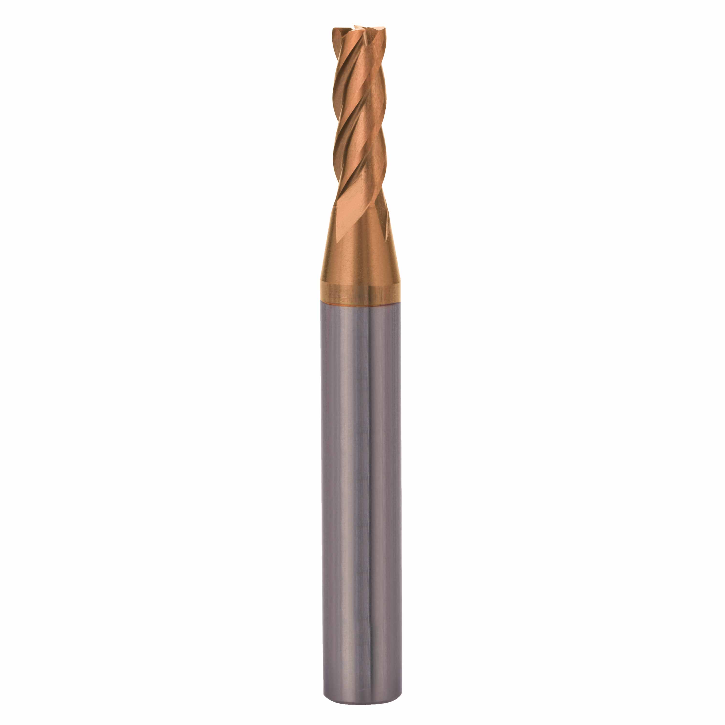 Фреза твердосплавная по металлу H-Tools 3,0x100/16мм d06 4z 60HRC P30 TiSiCrN 6756-030