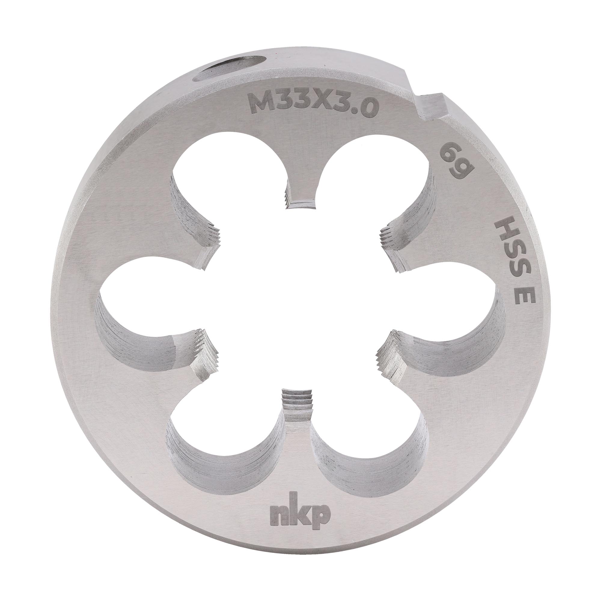 Плашка NKP М33х3,0 DINEN22568 HSSE 6g 65х25мм 290331N