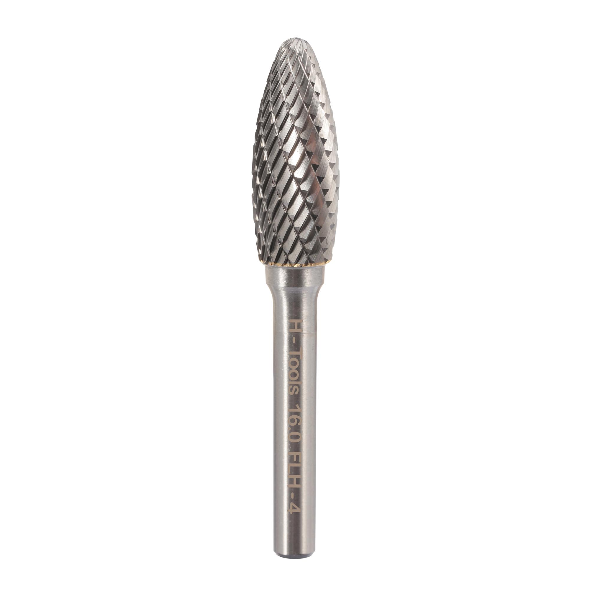 Бор-фреза твердосплавная H-Tools H(FLH) 16,0x35x75x6мм HM 116221HT