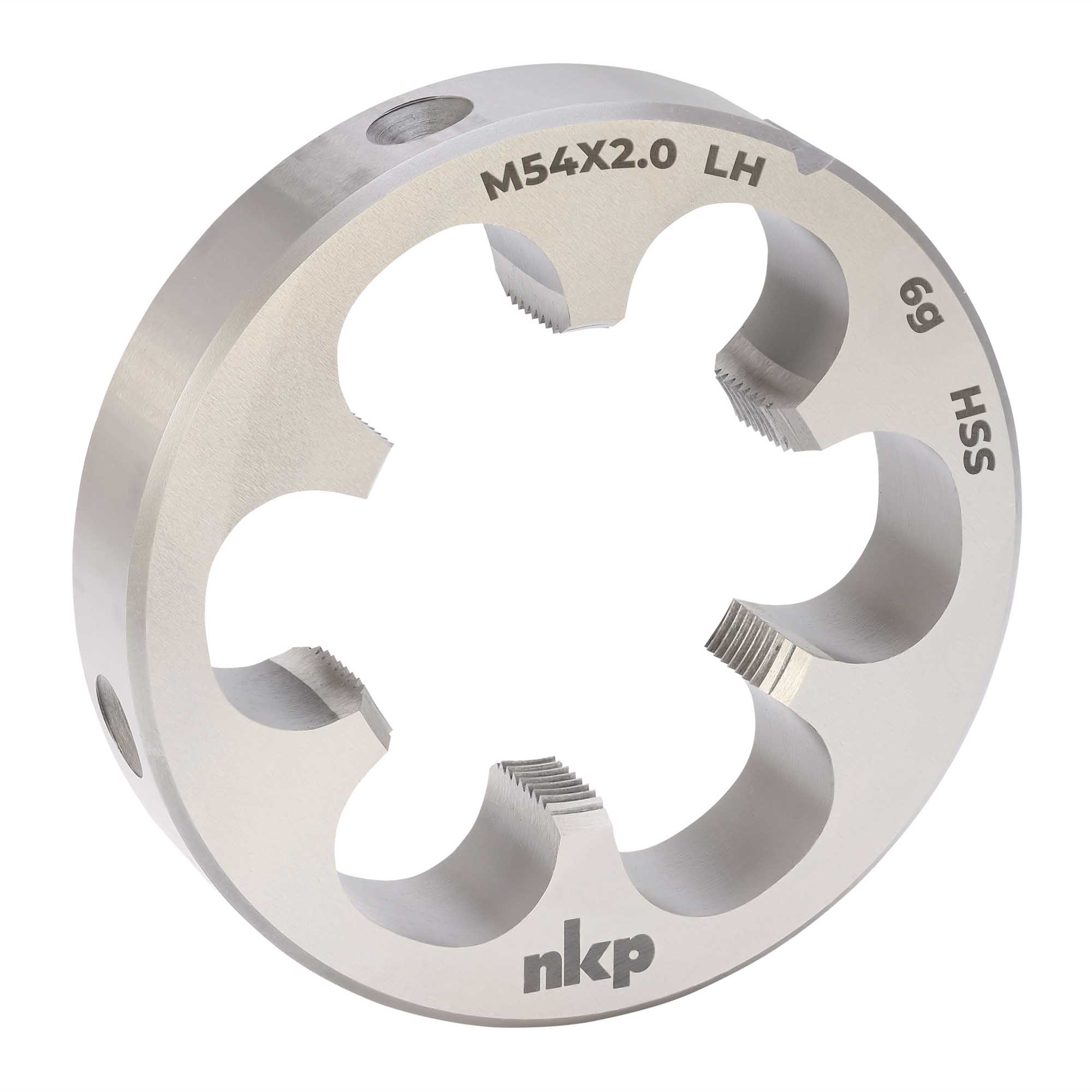 Плашка левая NKP М54х2,0 DINEN22568 HSS 6g 105х22мм 250542N