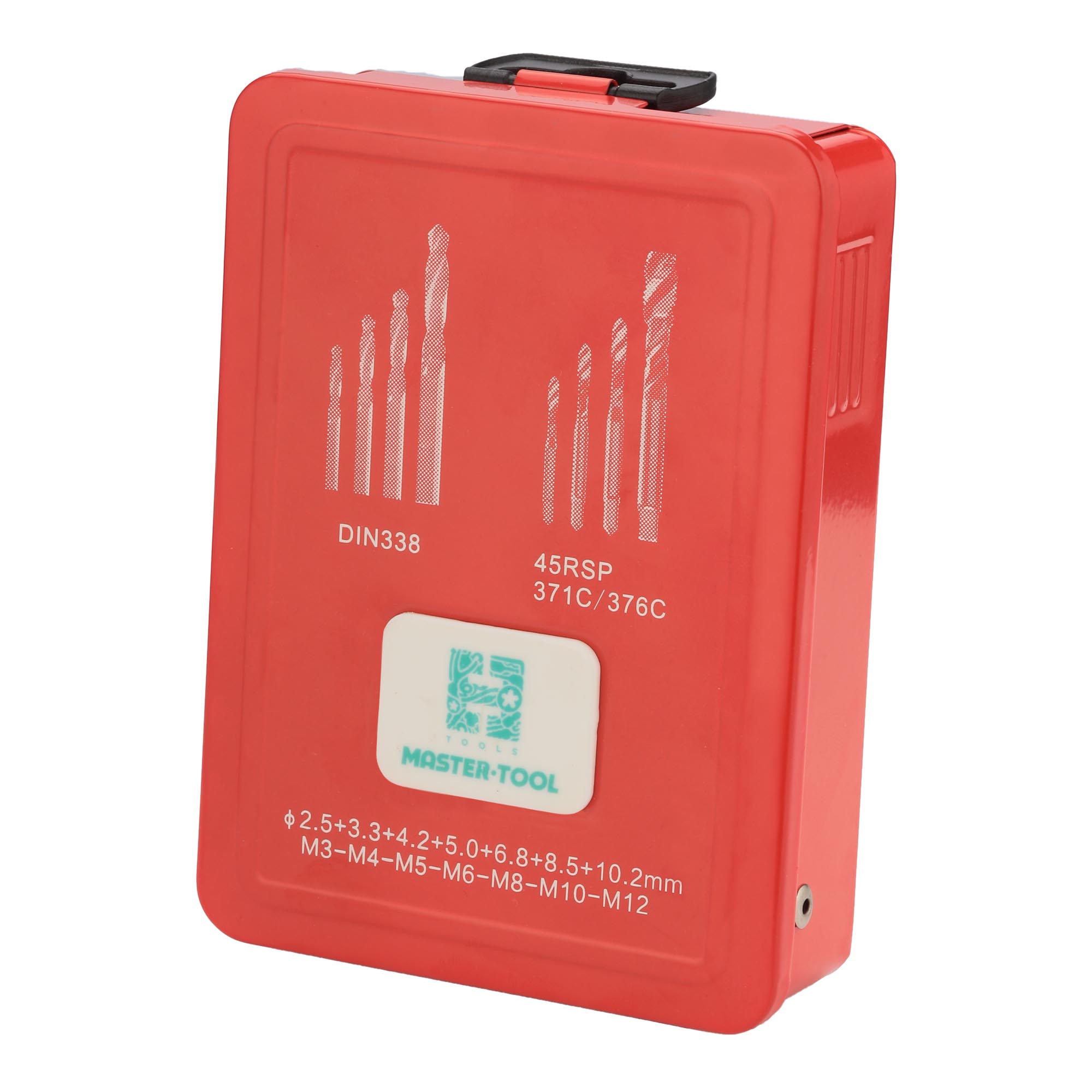 Набор машинных метчиков H-Tools M3-M12 HSSE-TiN DIN371/376 14пр 245052THT