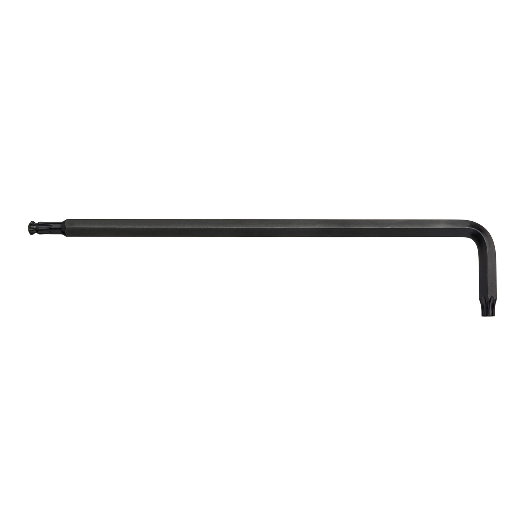 Ключ TORX Т10х121/23мм (Г-образный, сферический, оксид.) Wiha 366BE 32387
