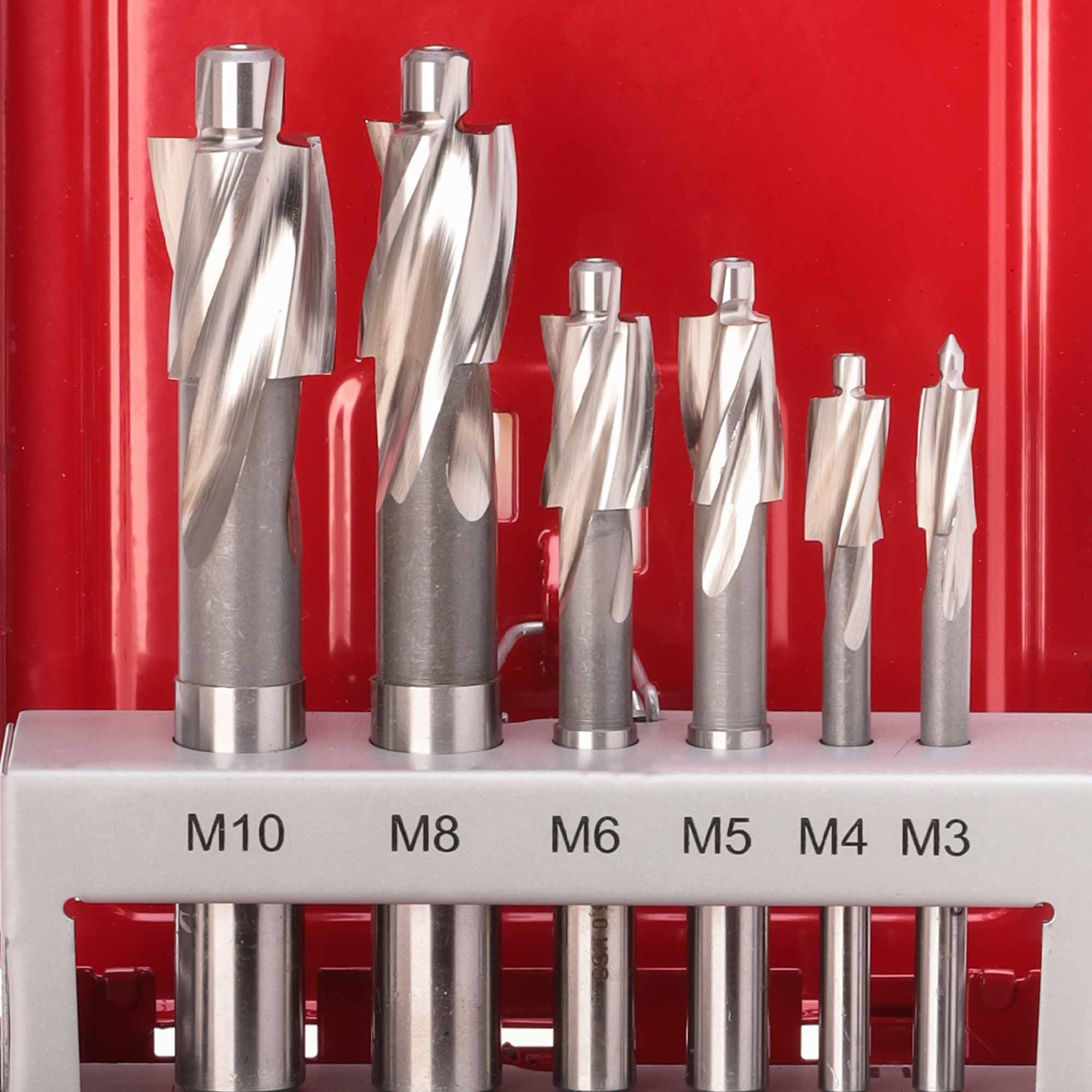 Набор цековок М3-M10 DIN373 (проходные, ср. точности) HSS 6шт Ruko 102451 (K)