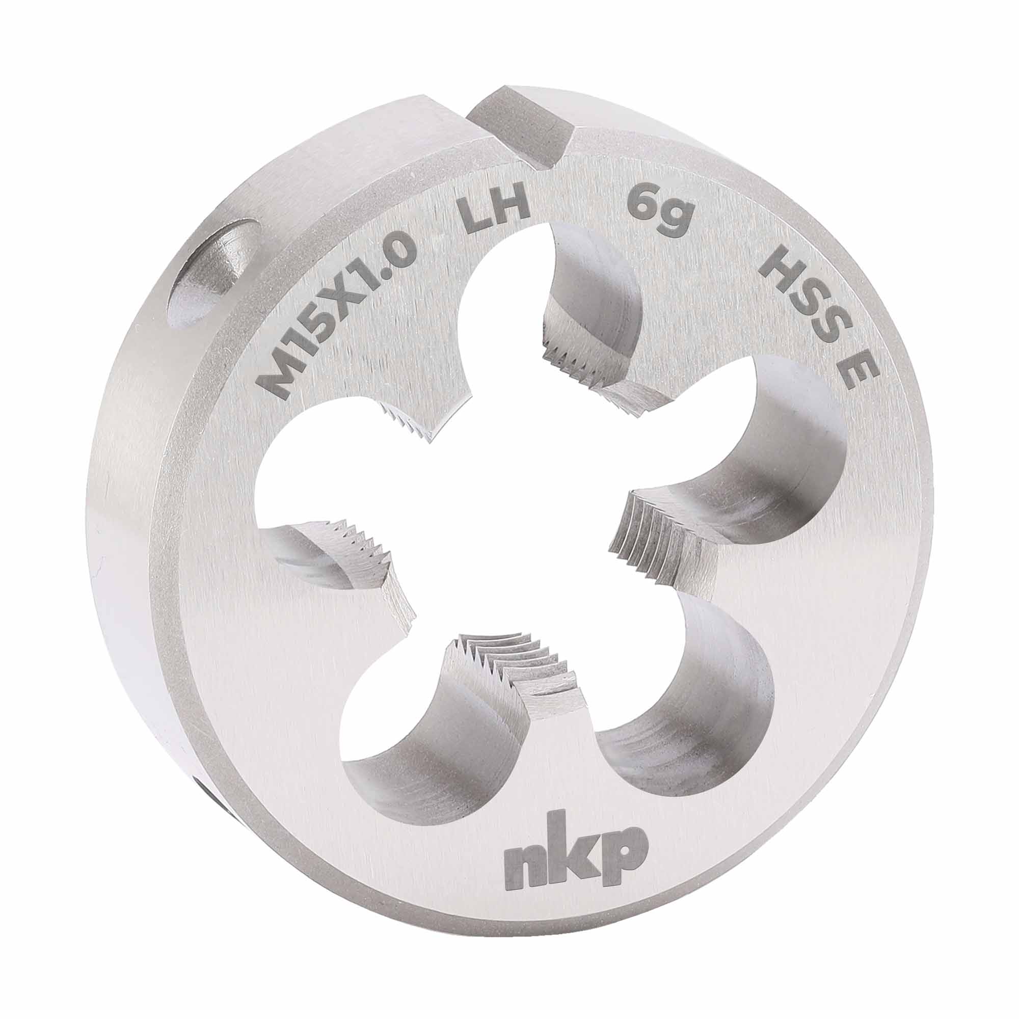 Плашка левая NKP М15х1,0 DINEN22568 HSSE 6g 38х10мм 294153N