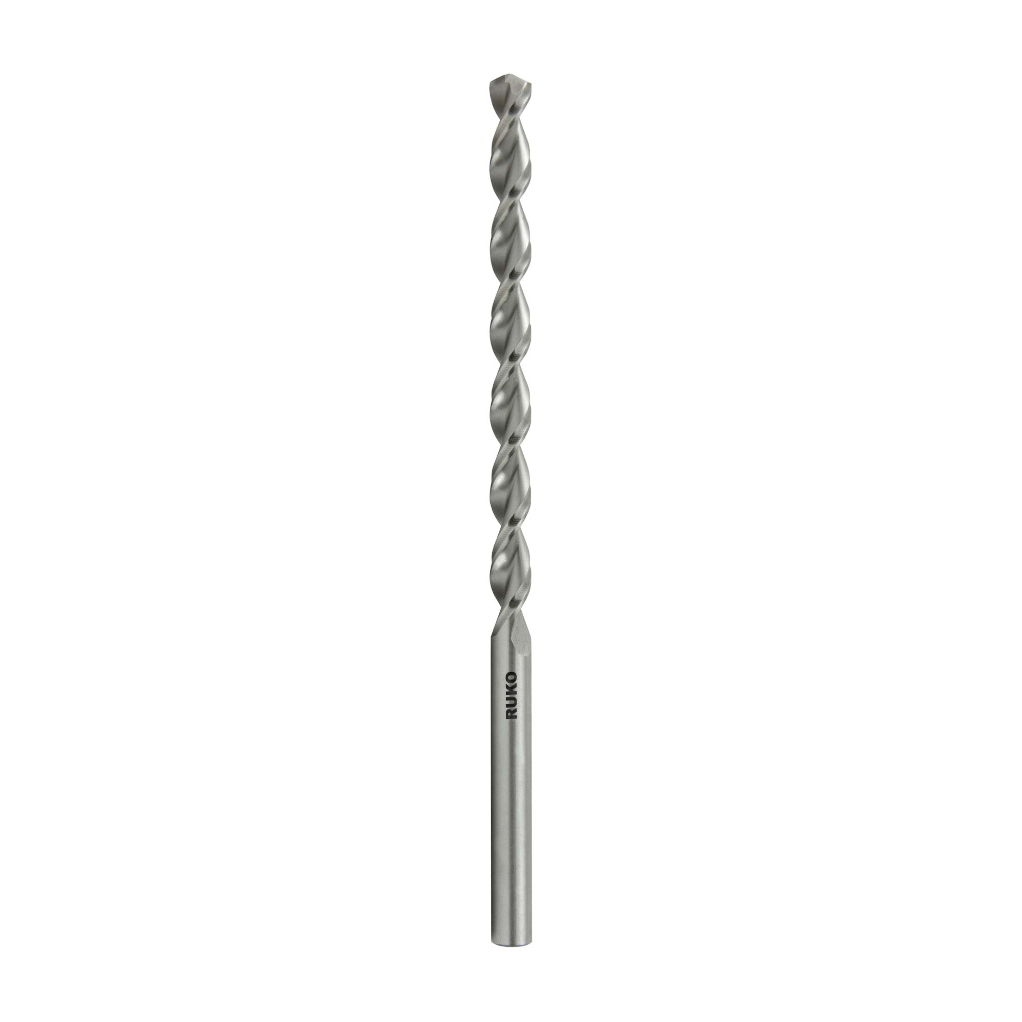 Сверло удлиненное по металлу TL3000 Ruko 7,3x156/102мм DIN340 HSSE-Co5 VA h8 10xD 130° 253073