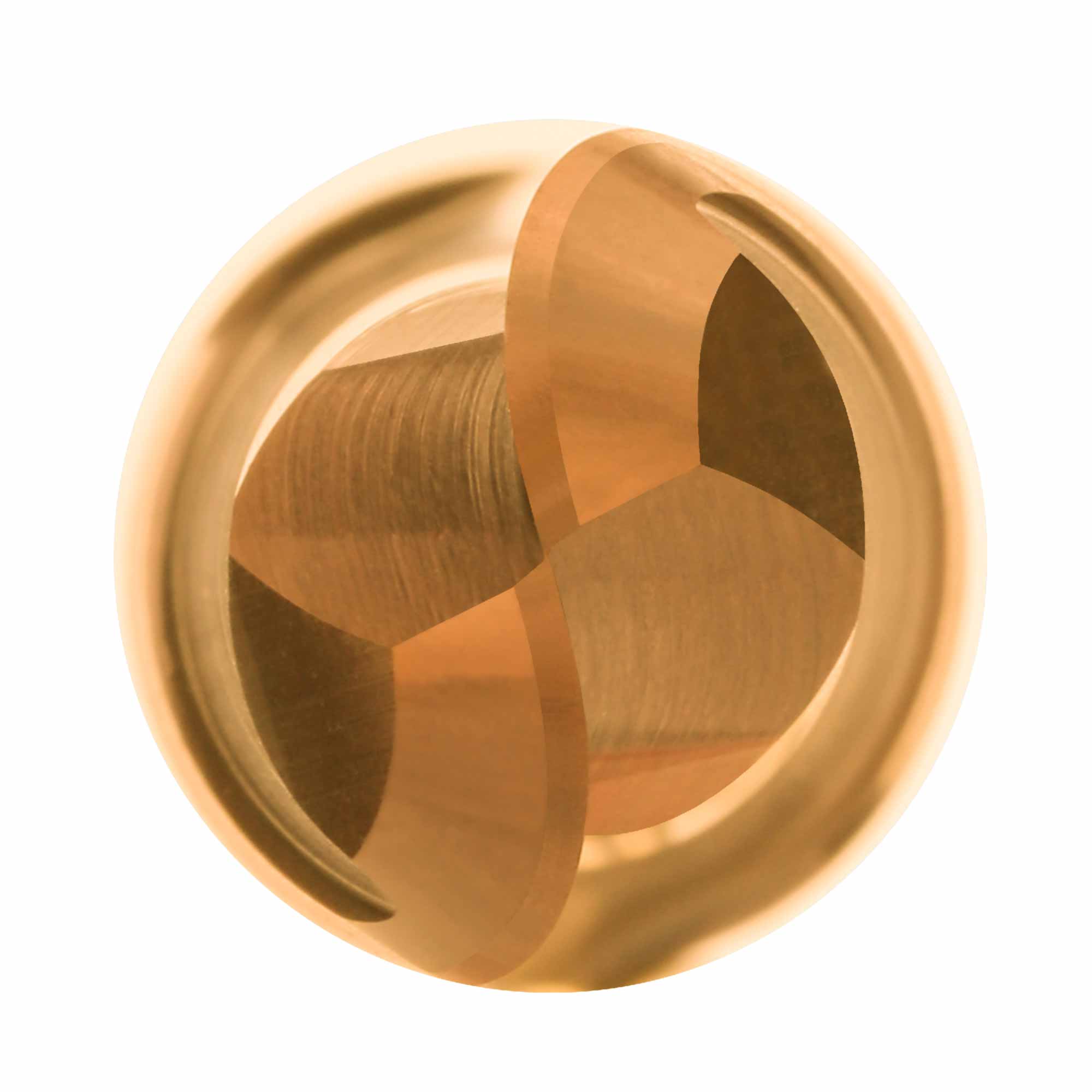 Фреза твердосплавная радиусная H-Tools 5,0x75/10мм d05 2z 60HRC P30 TiSiCrN 6819-050-d05