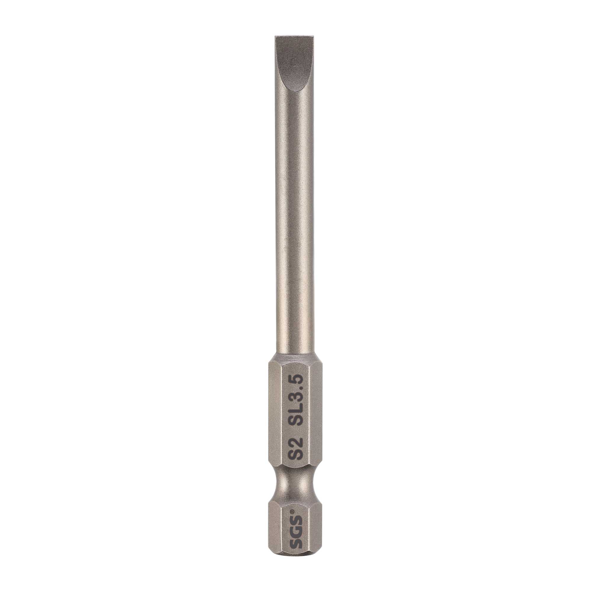 Бита шлицевая SGS SL3,5x0,6х50мм S2 1шт 6350-SL3.5