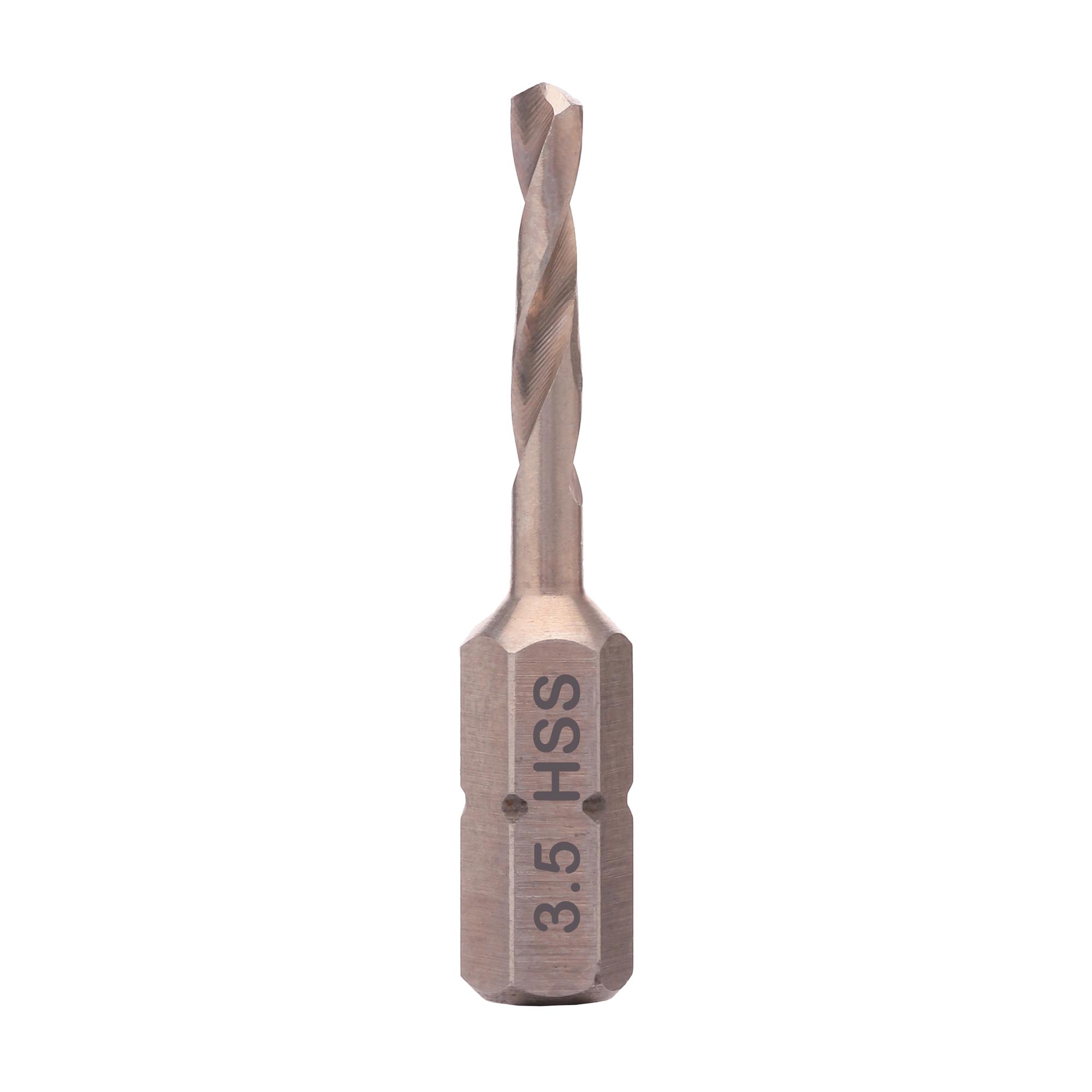 Сверло по металлу Hex-1/4" 3,5x40/18мм h8 3xD HSS-G 118° Volkel 67135