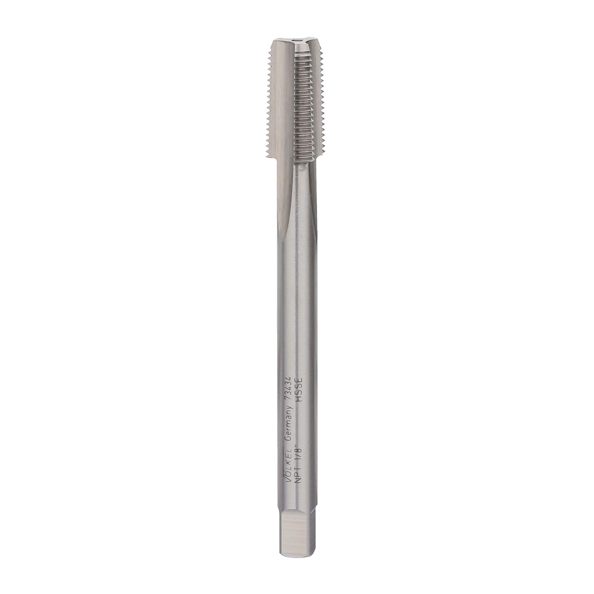 Метчик машинный Volkel HSSE коническая резьба NPT 1/8"-27 73434